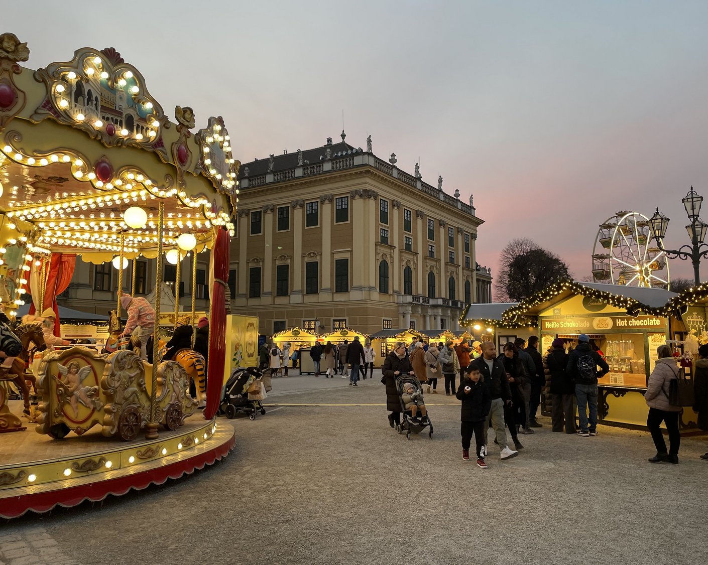 Vienna Schonbrunn Palace Christmas market