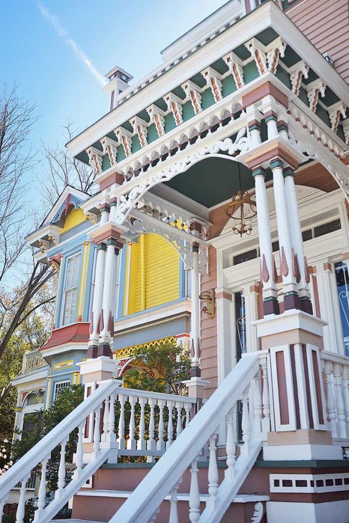 Victorian District Savannah historic homes