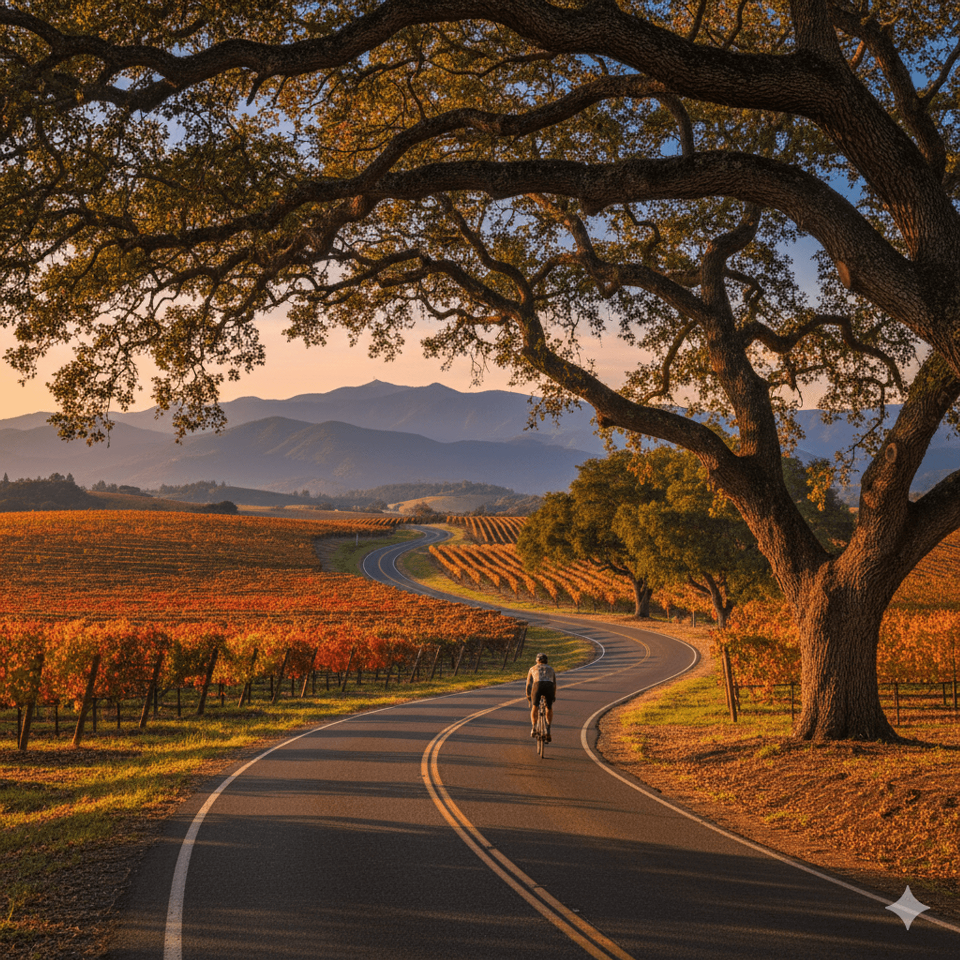 silverado trail autumn vineyards