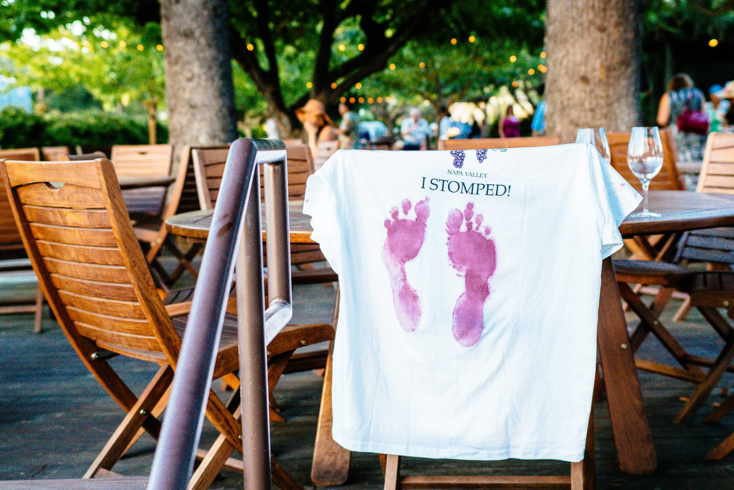 napa grape stomping event