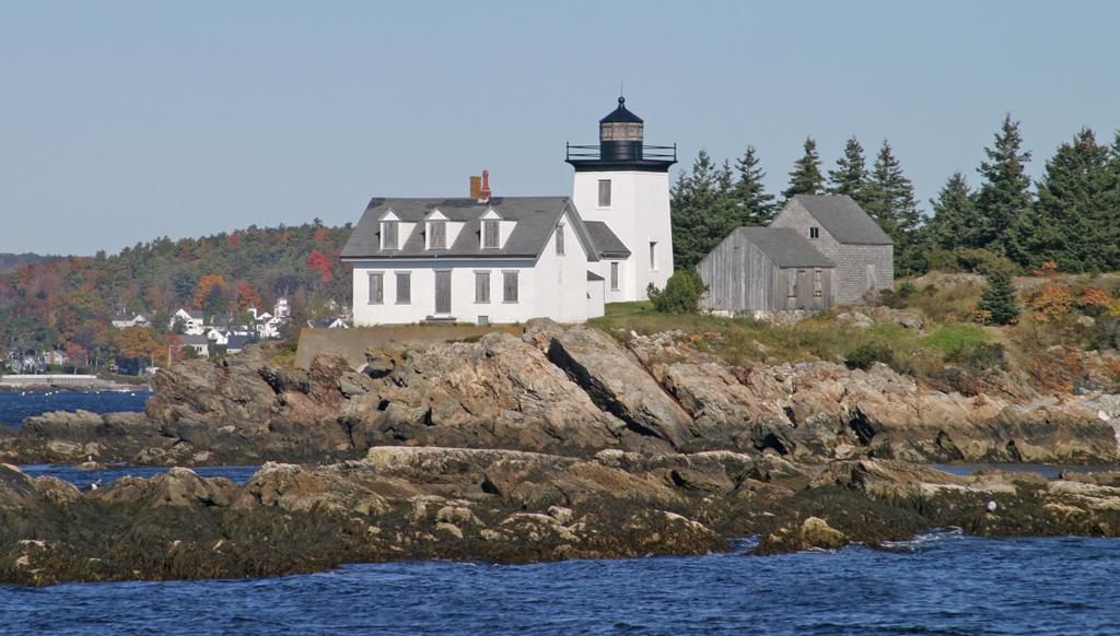maine island lighthouse porch
