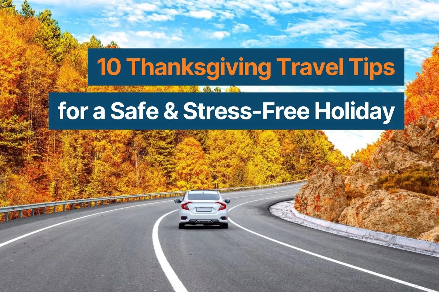 thanksgiving road trip highway autumn
