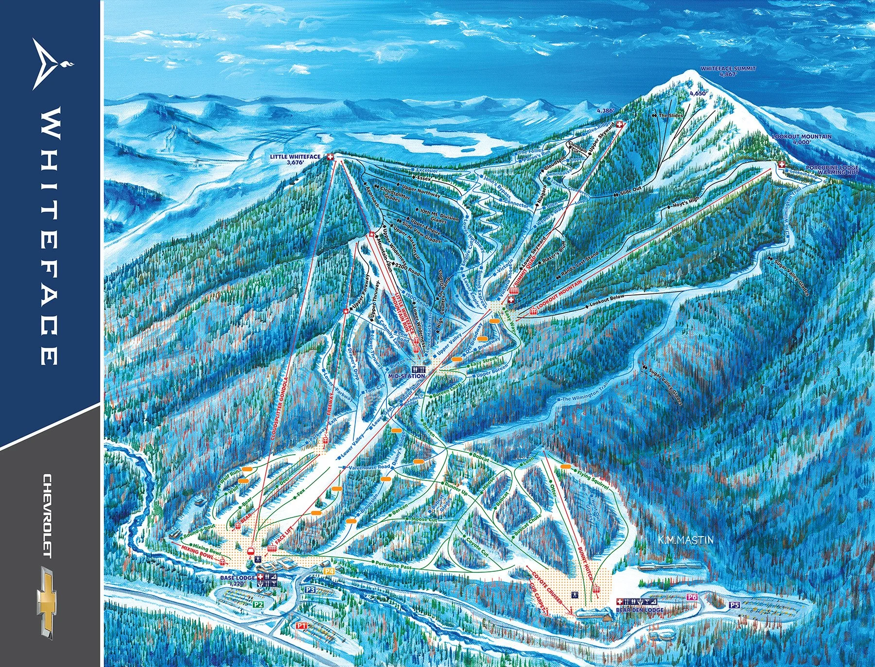 Whiteface Mountain ski resort Adirondacks New York