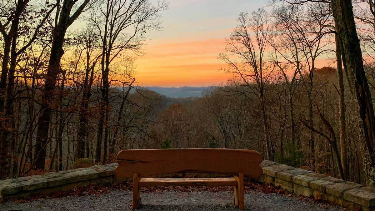 Percy Warner Park fall foliage hiking Nashville