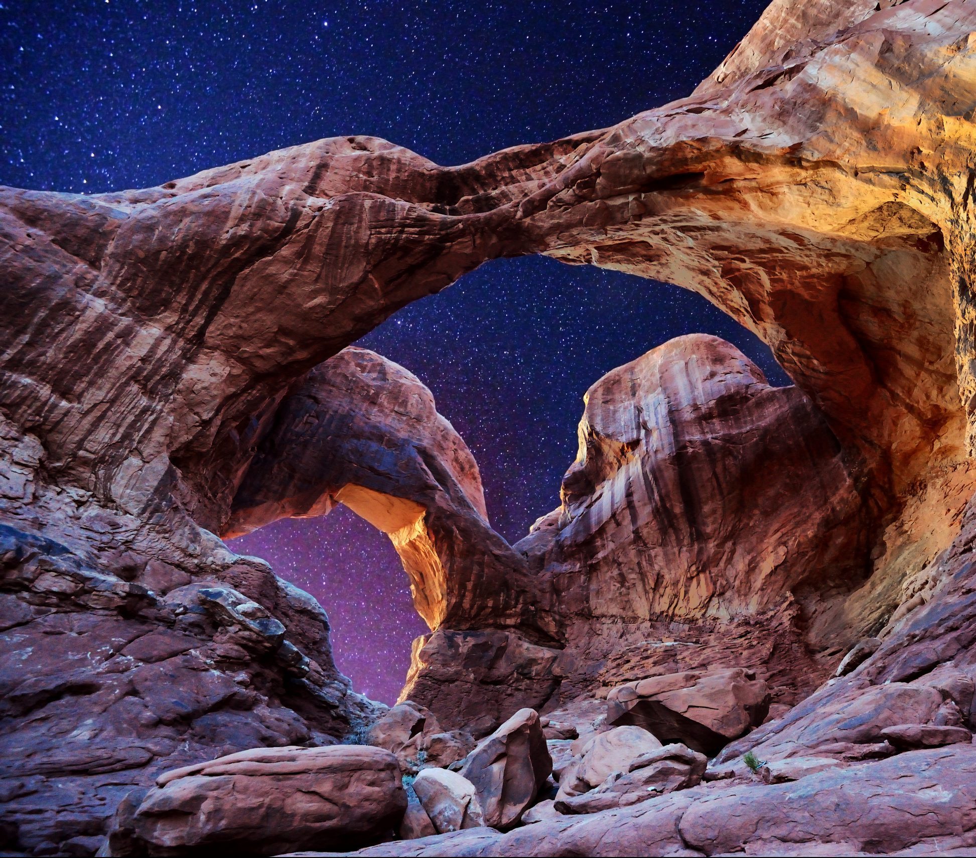 Double Arch Arches National Park