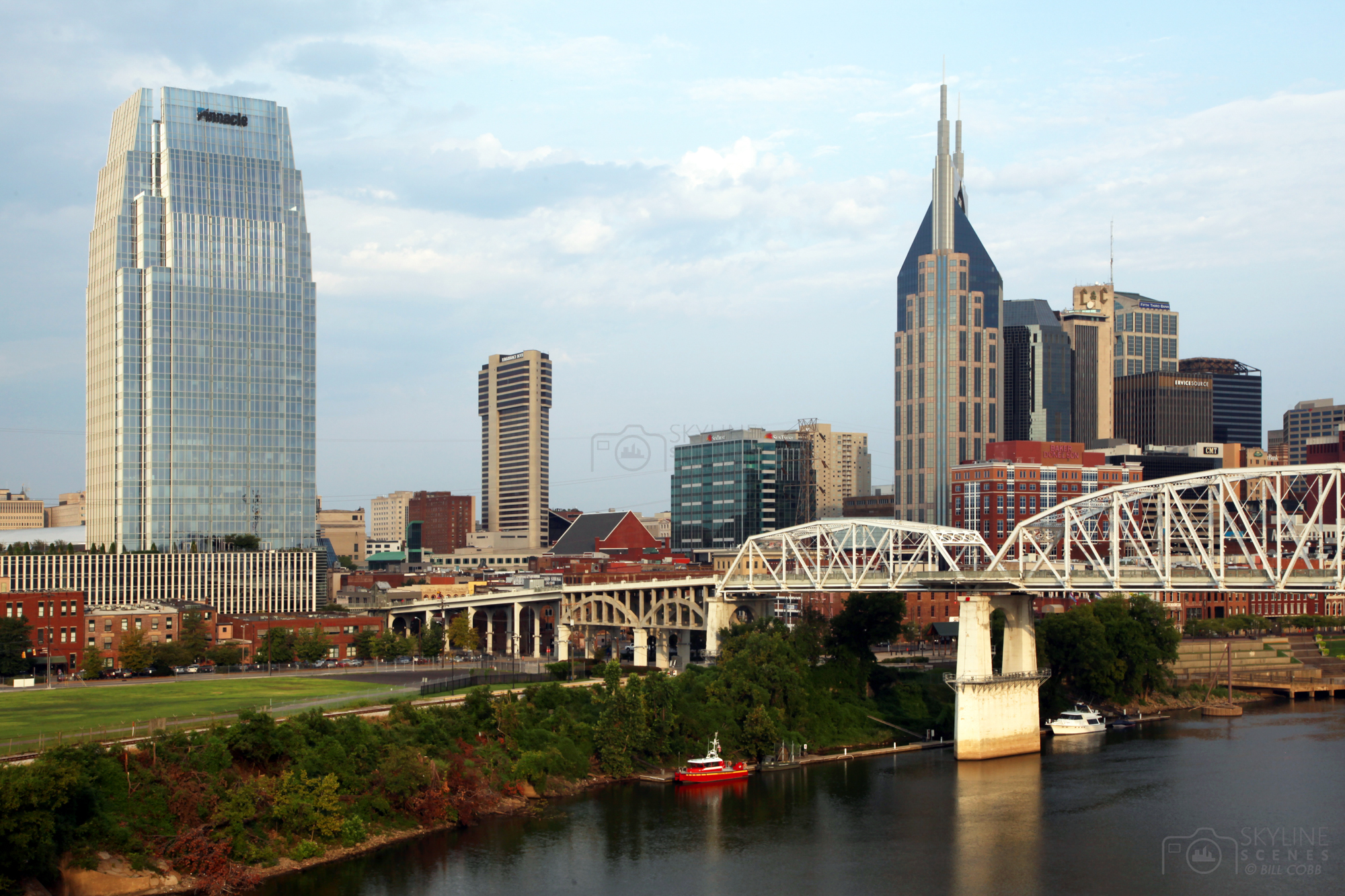 nashville neighborhoods skyline downtown