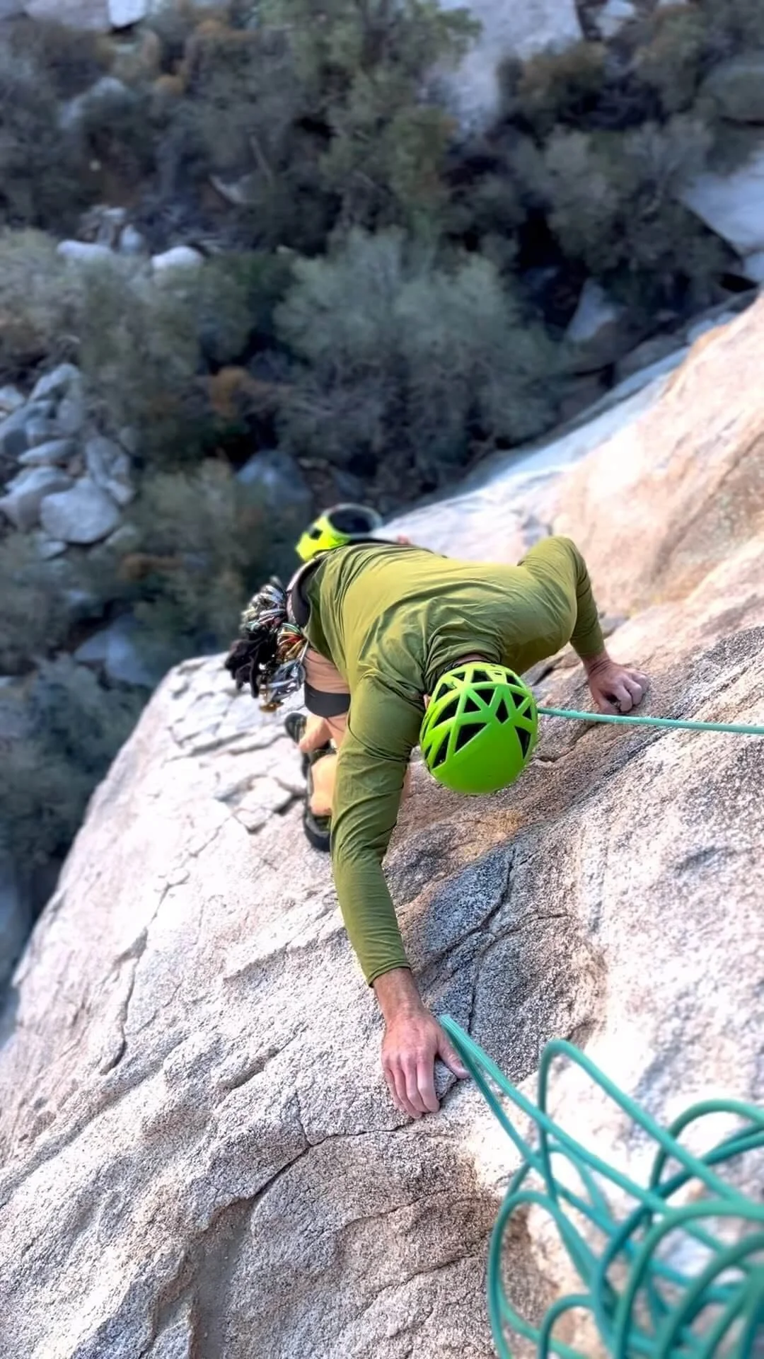 Joshua Tree rock climbing boulders October