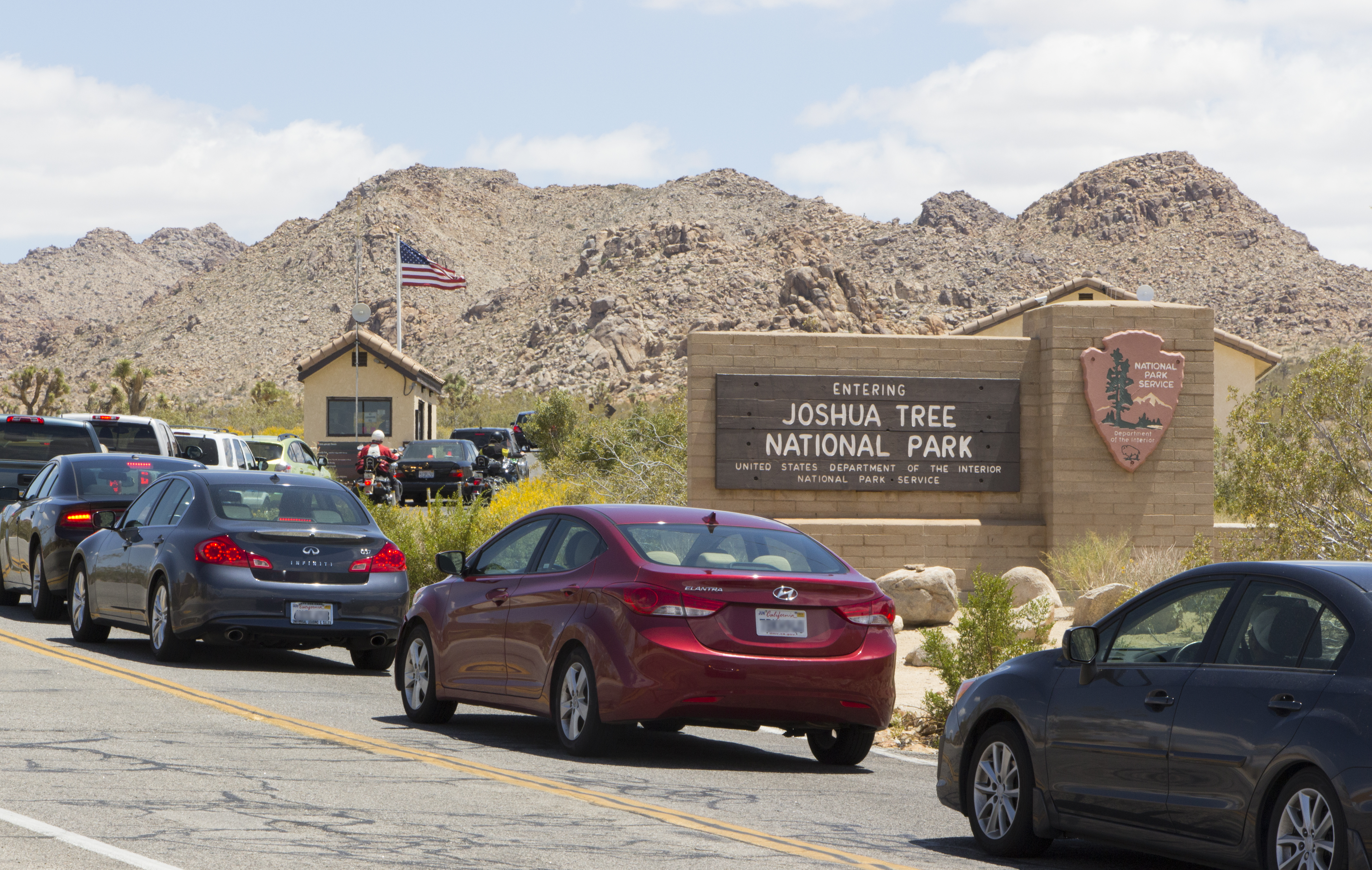 Joshua Tree National Park entrance station
