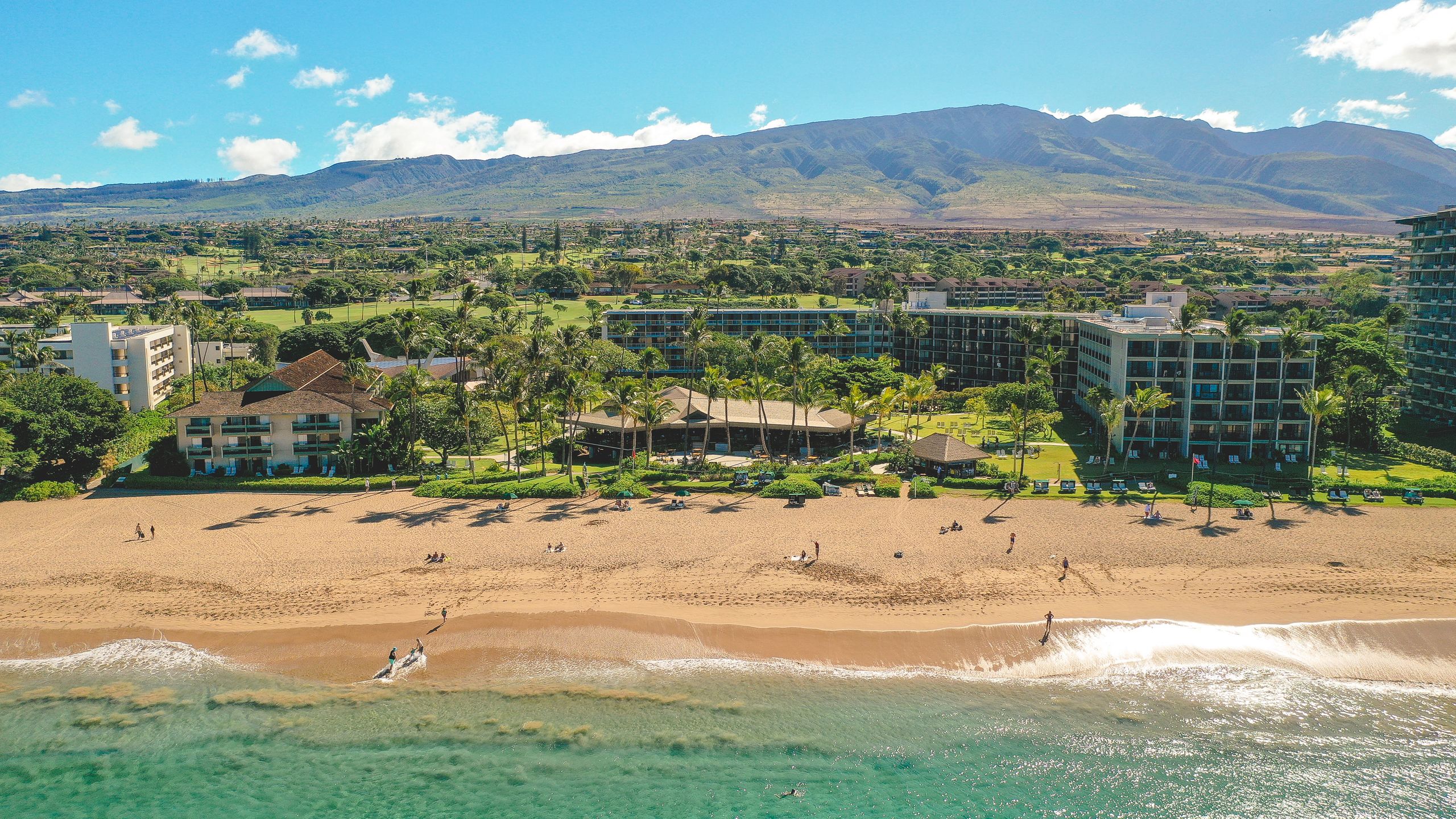 Ka'anapali Beach Maui resort shoreline