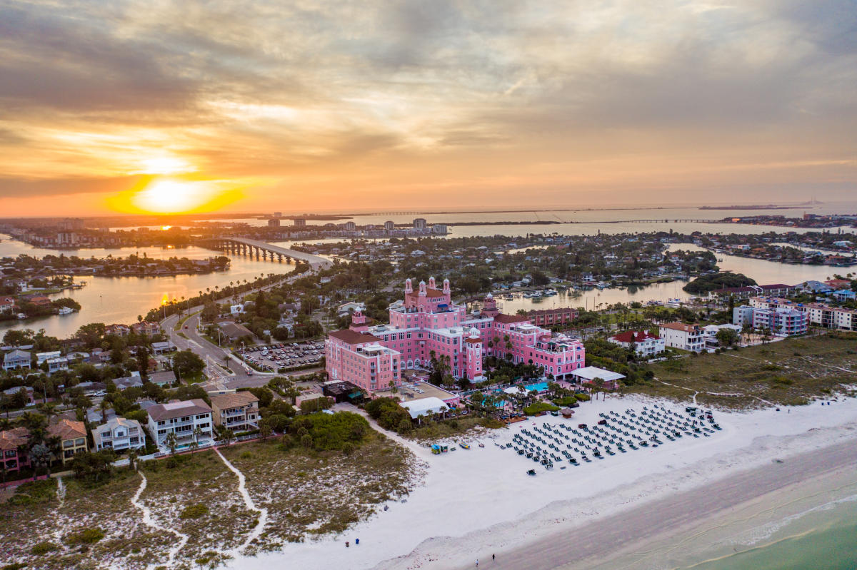 st pete beach florida sunset resort