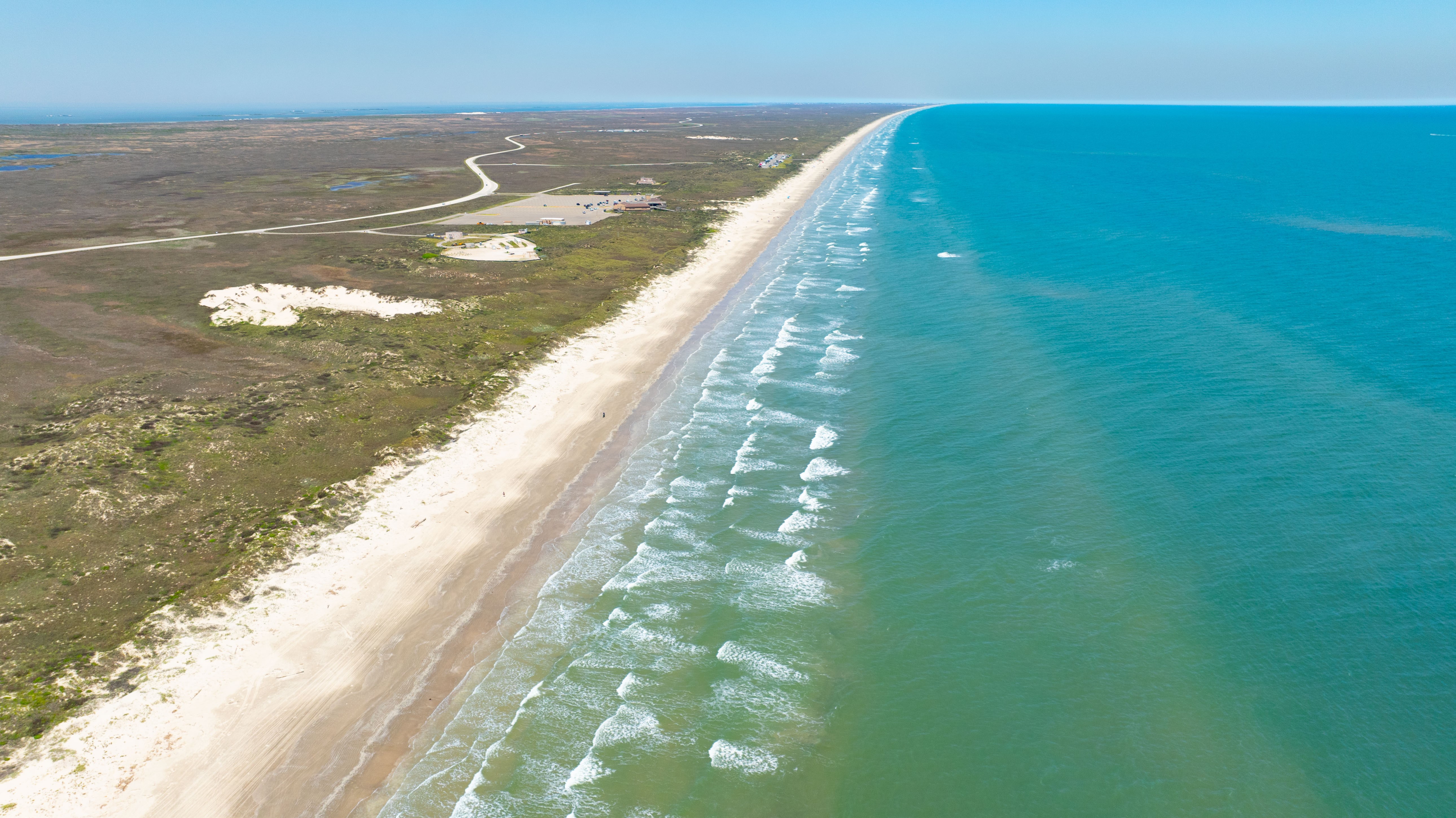padre island national seashore texas beach