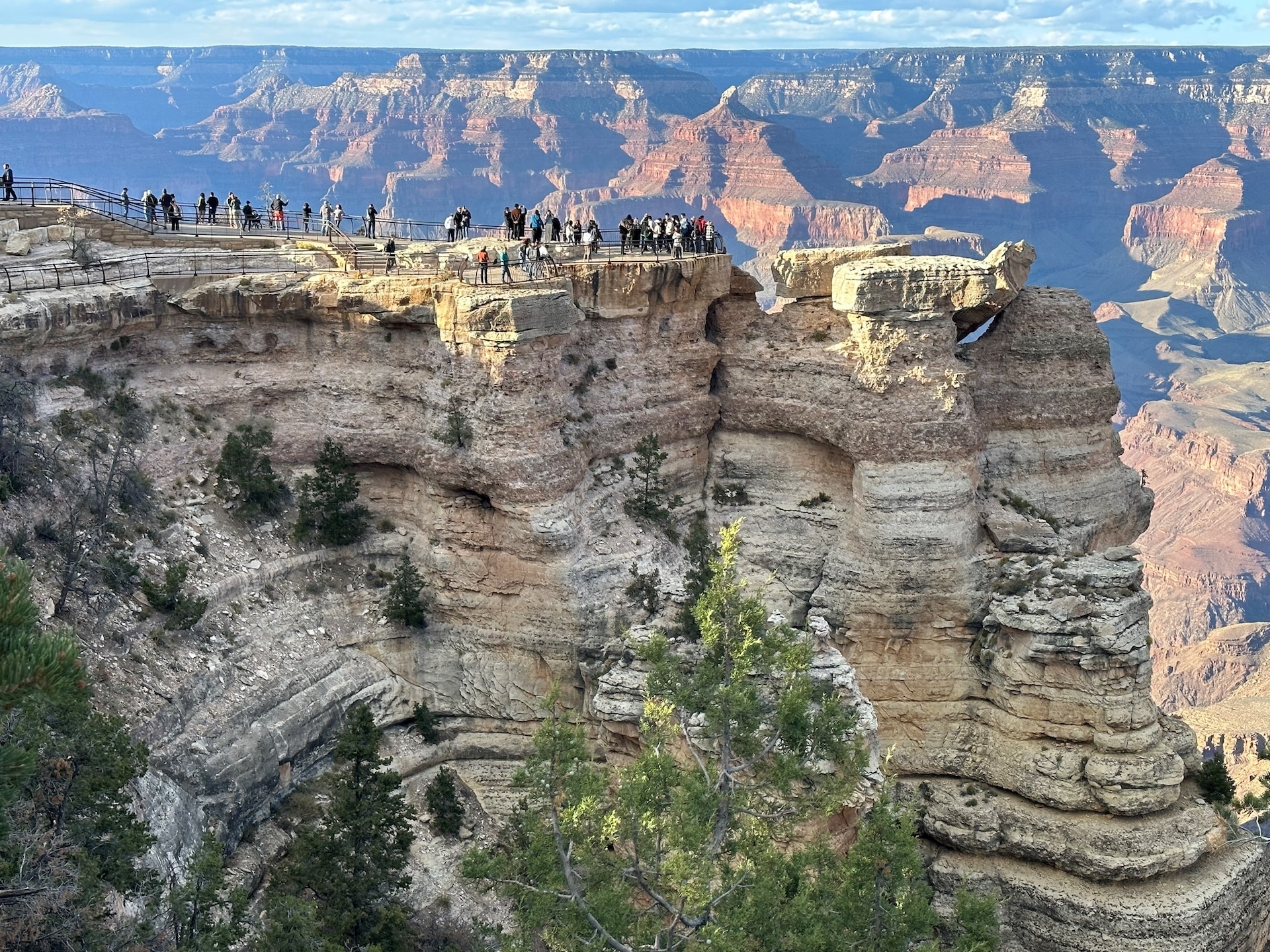 Grand Canyon South Rim golden hour November