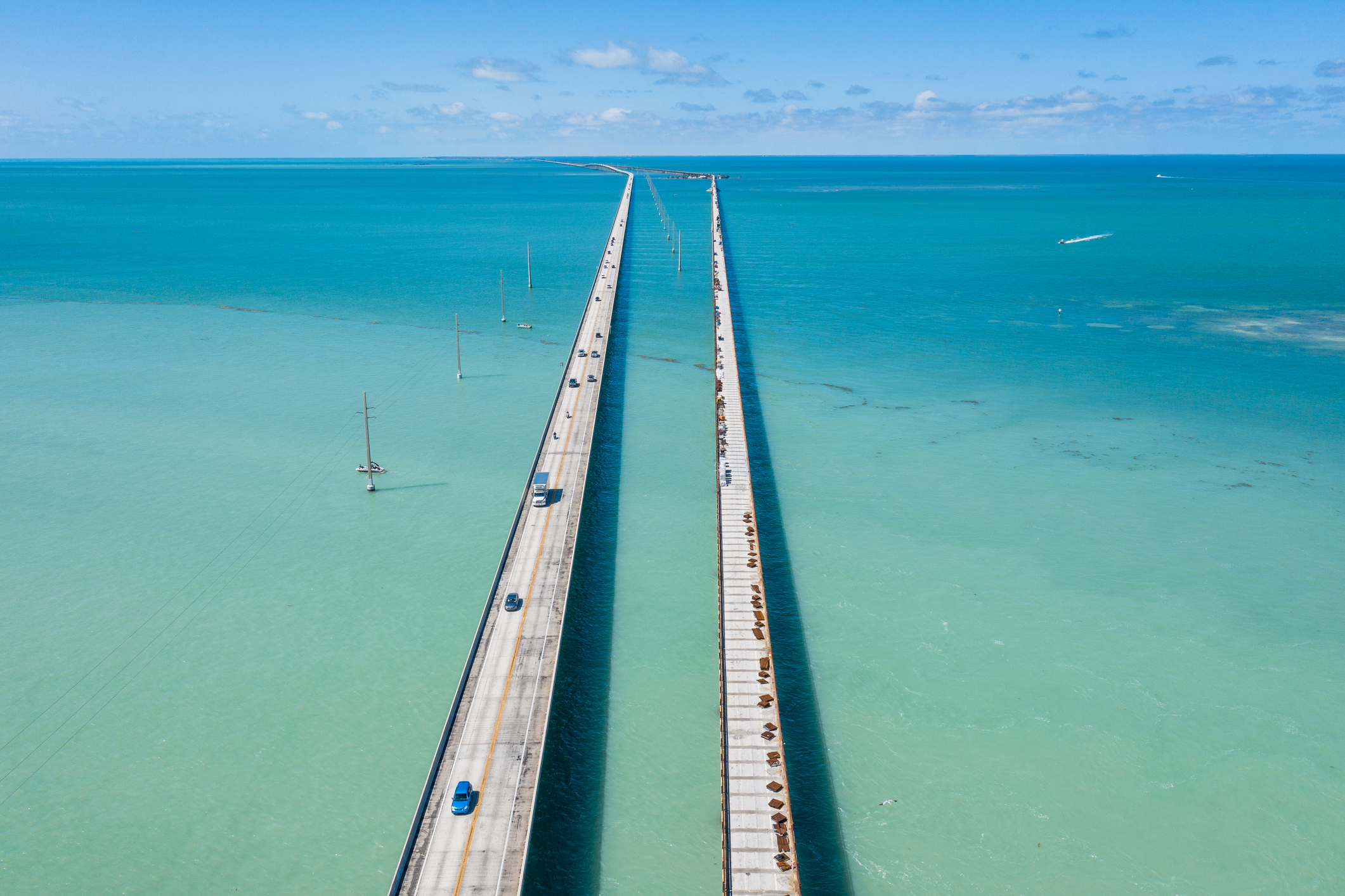 Florida Keys Overseas Highway bridge ocean