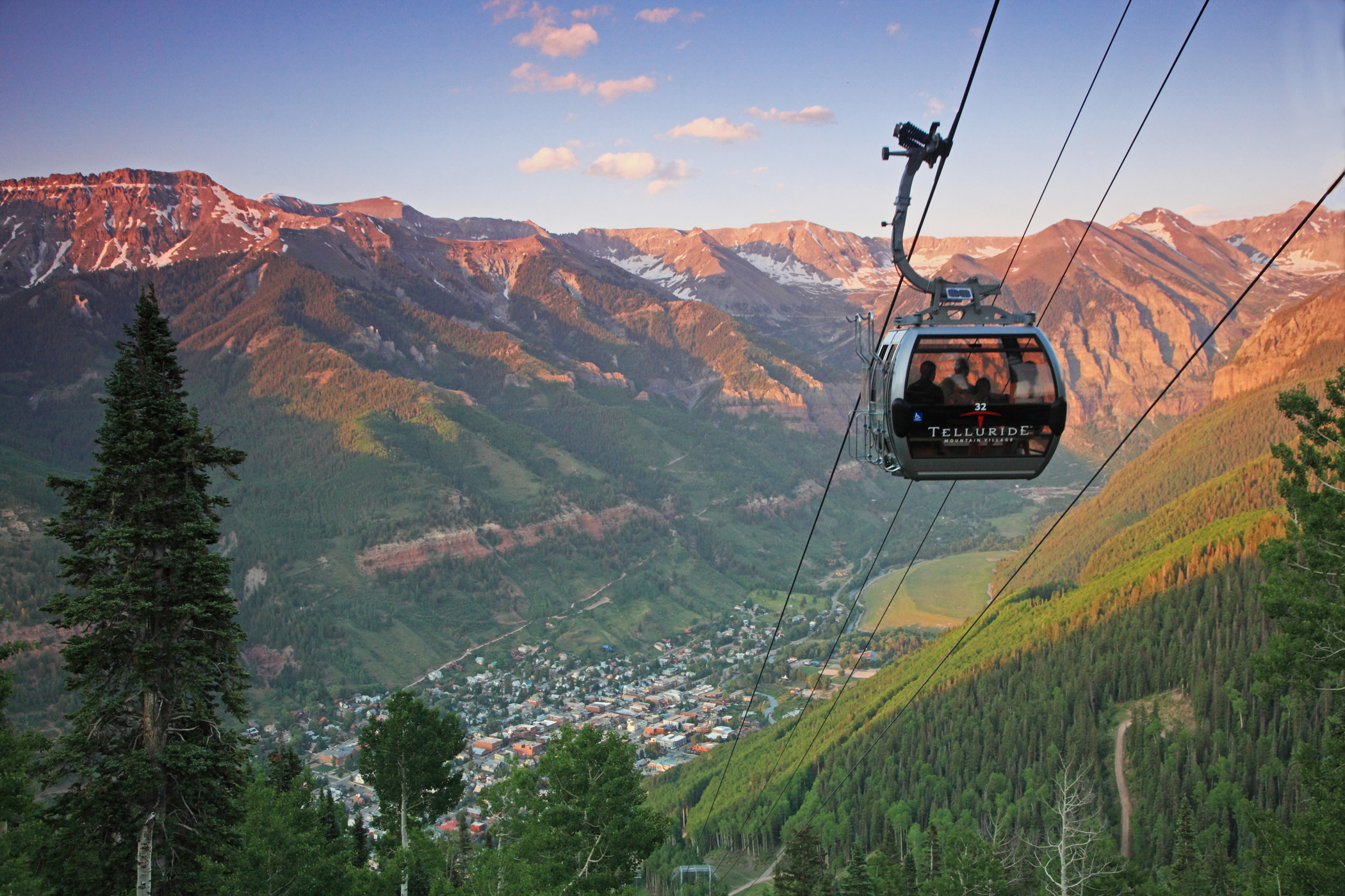 telluride colorado november gondola
