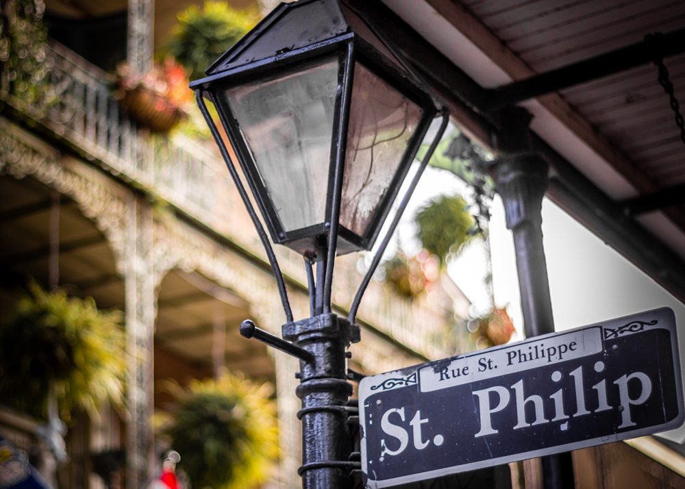 French Quarter New Orleans historic buildings October