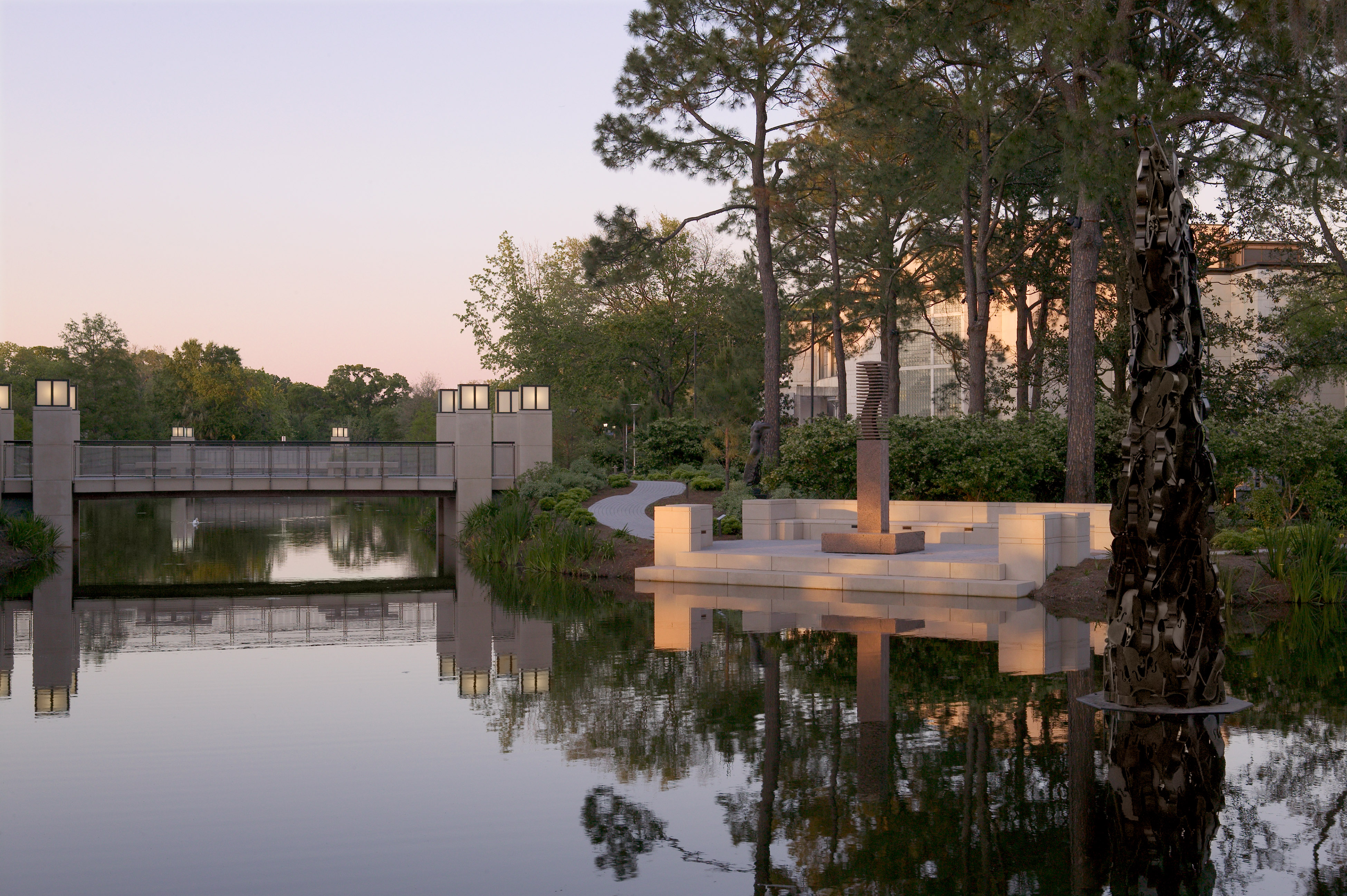 NOMA New Orleans Museum of Art sculpture garden oak trees