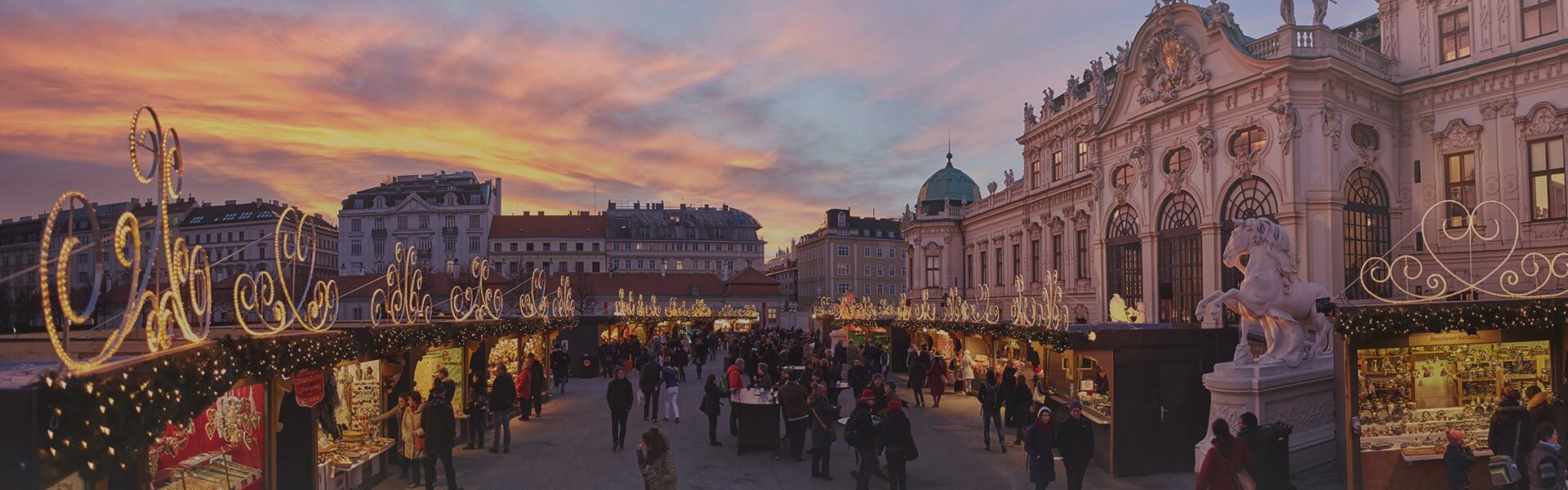 Vienna Christmas Market Belvedere