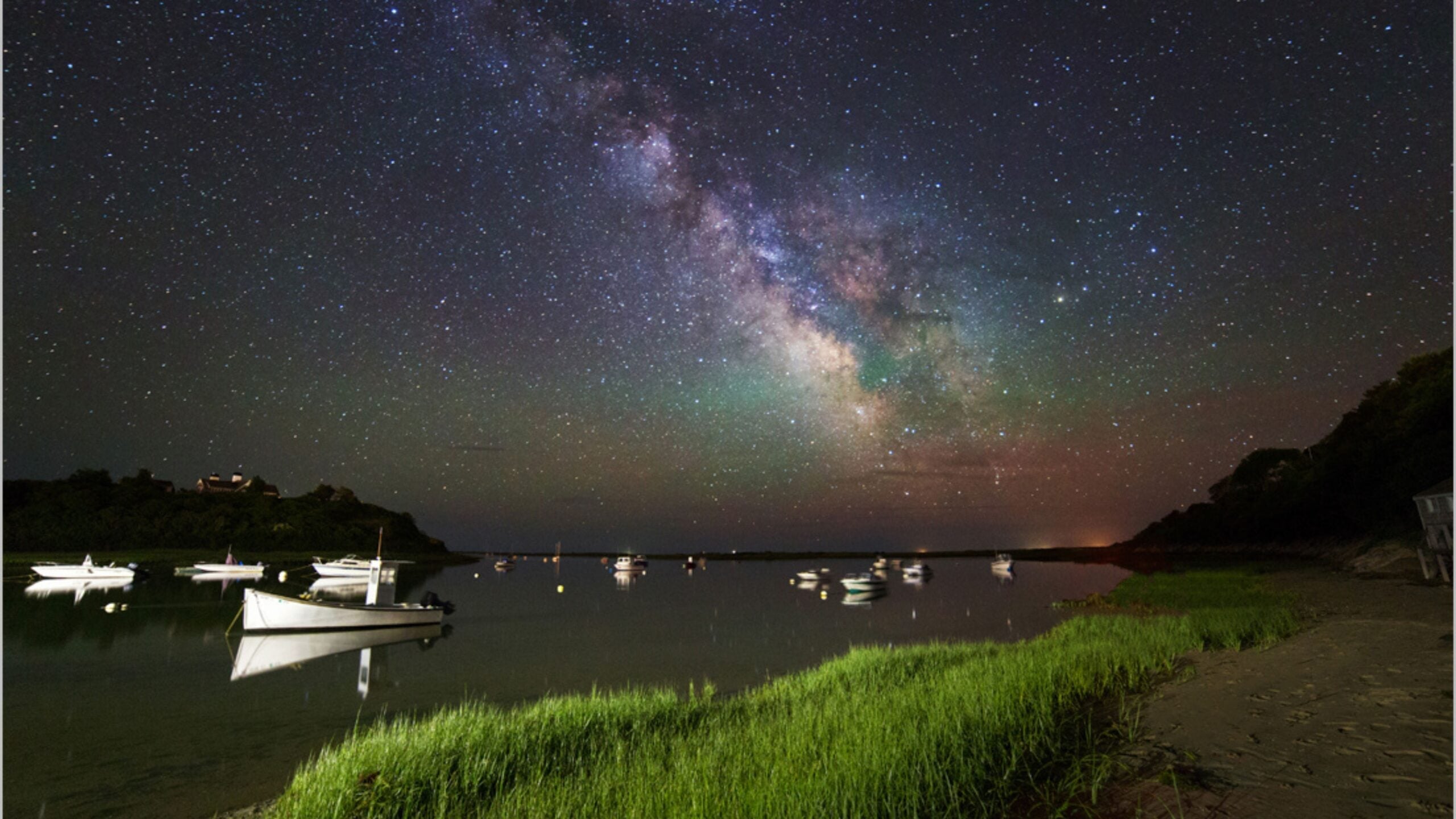 stargazing on Cape Cod beach night