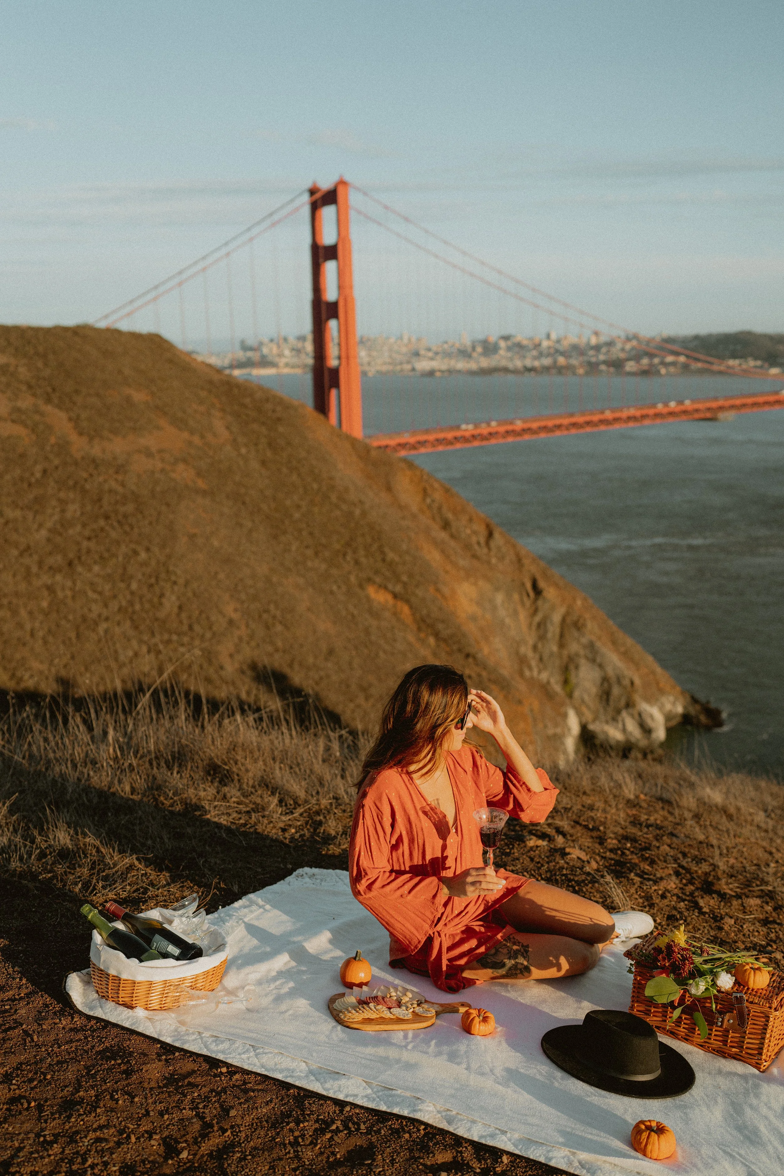 San Francisco Golden Gate Bridge autumn
