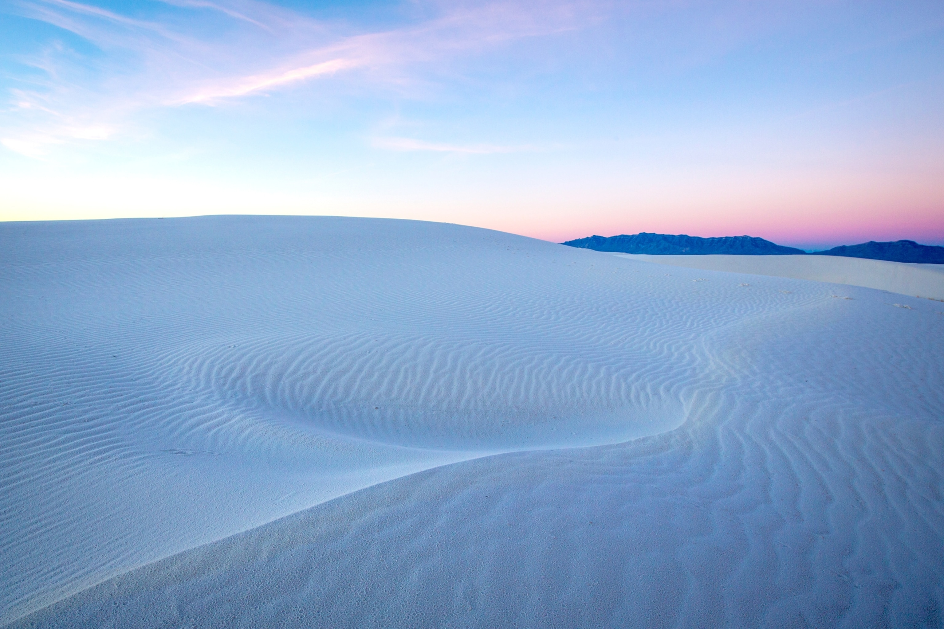 White Sands National Park New Mexico white dunes