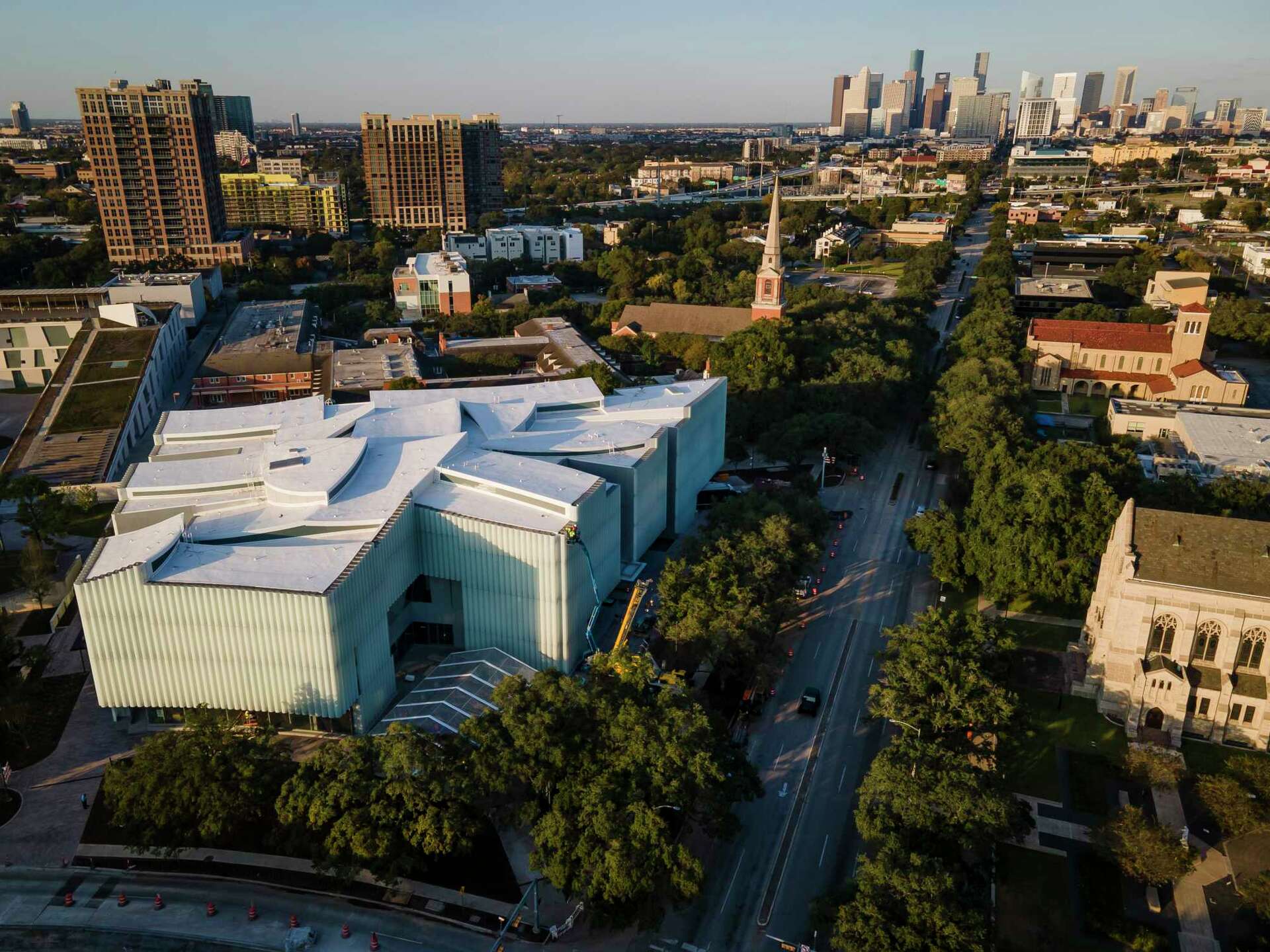 Houston Texas skyline Museum District