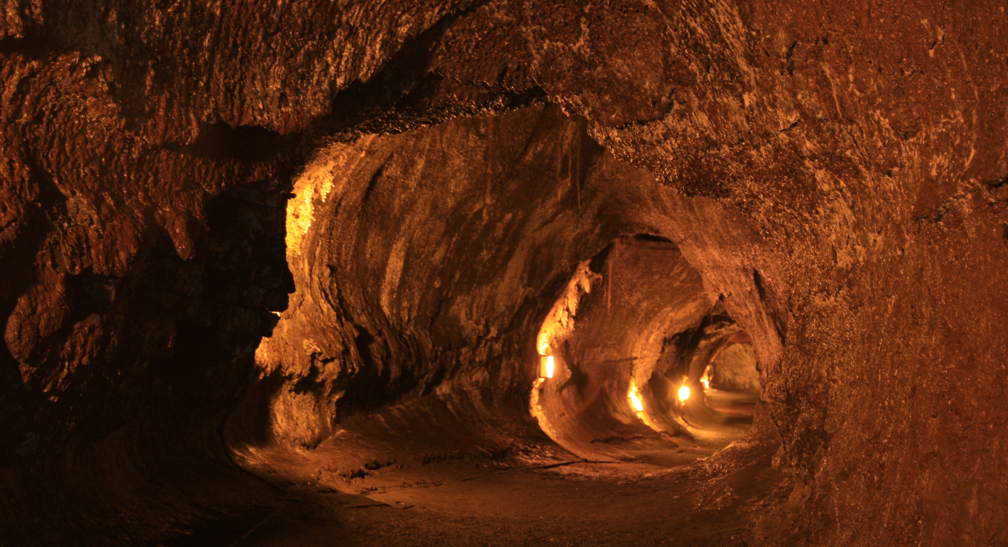Hawaii Volcanoes National Park lava tube