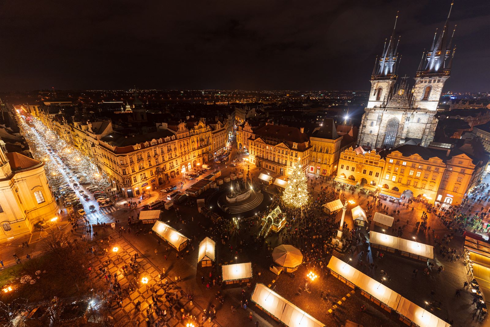 Old Town Square Christmas Market Prague