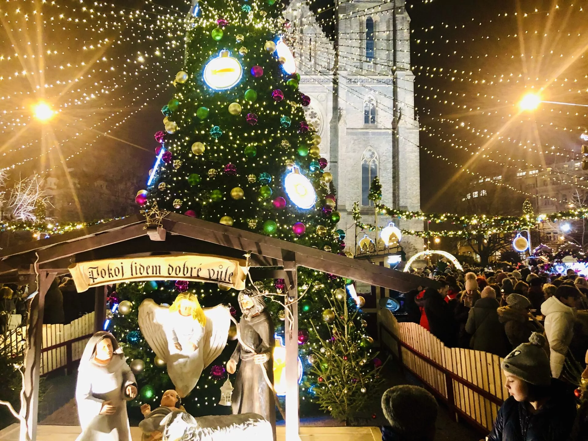 Náměstí Míru Christmas Market Prague