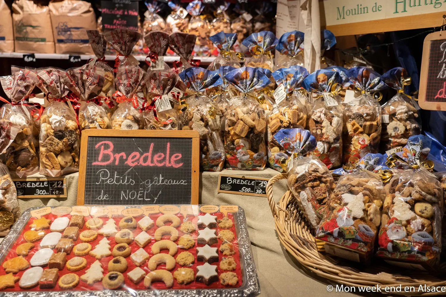 bredele christmas cookies alsace market stall