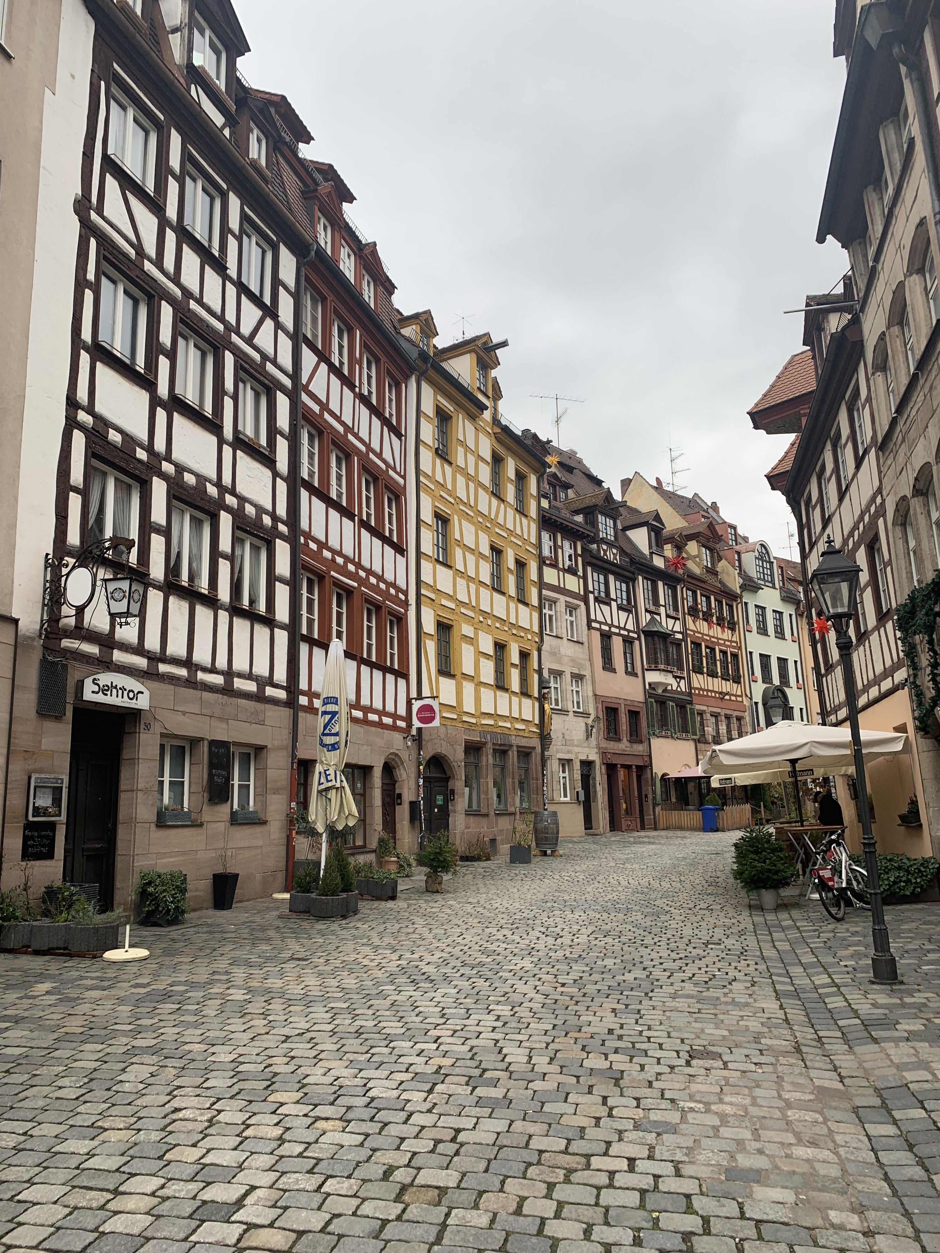 Nuremberg Weissgerbergasse half-timbered houses