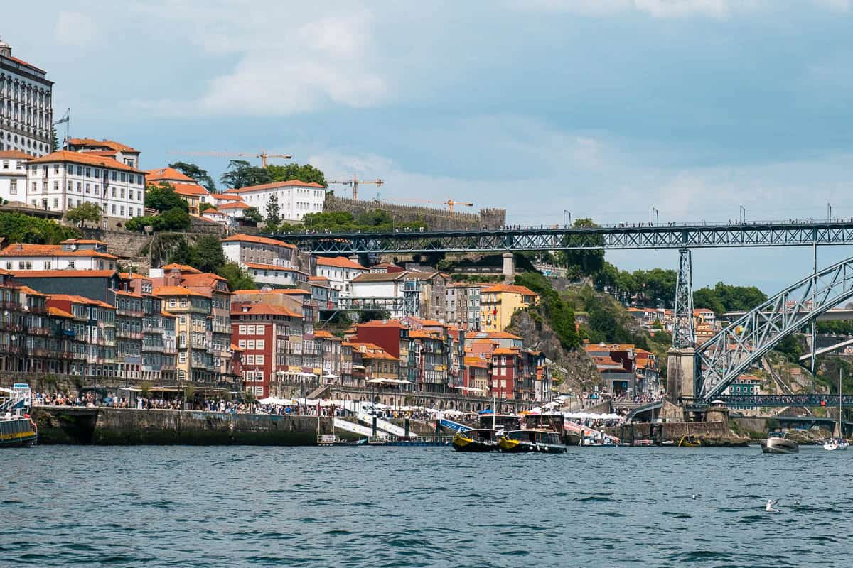 Porto Ribeira waterfront azulejos