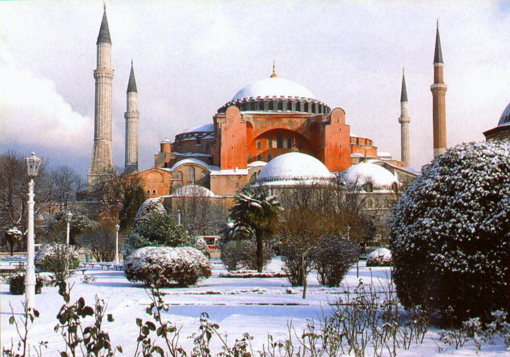 Istanbul Hagia Sophia winter