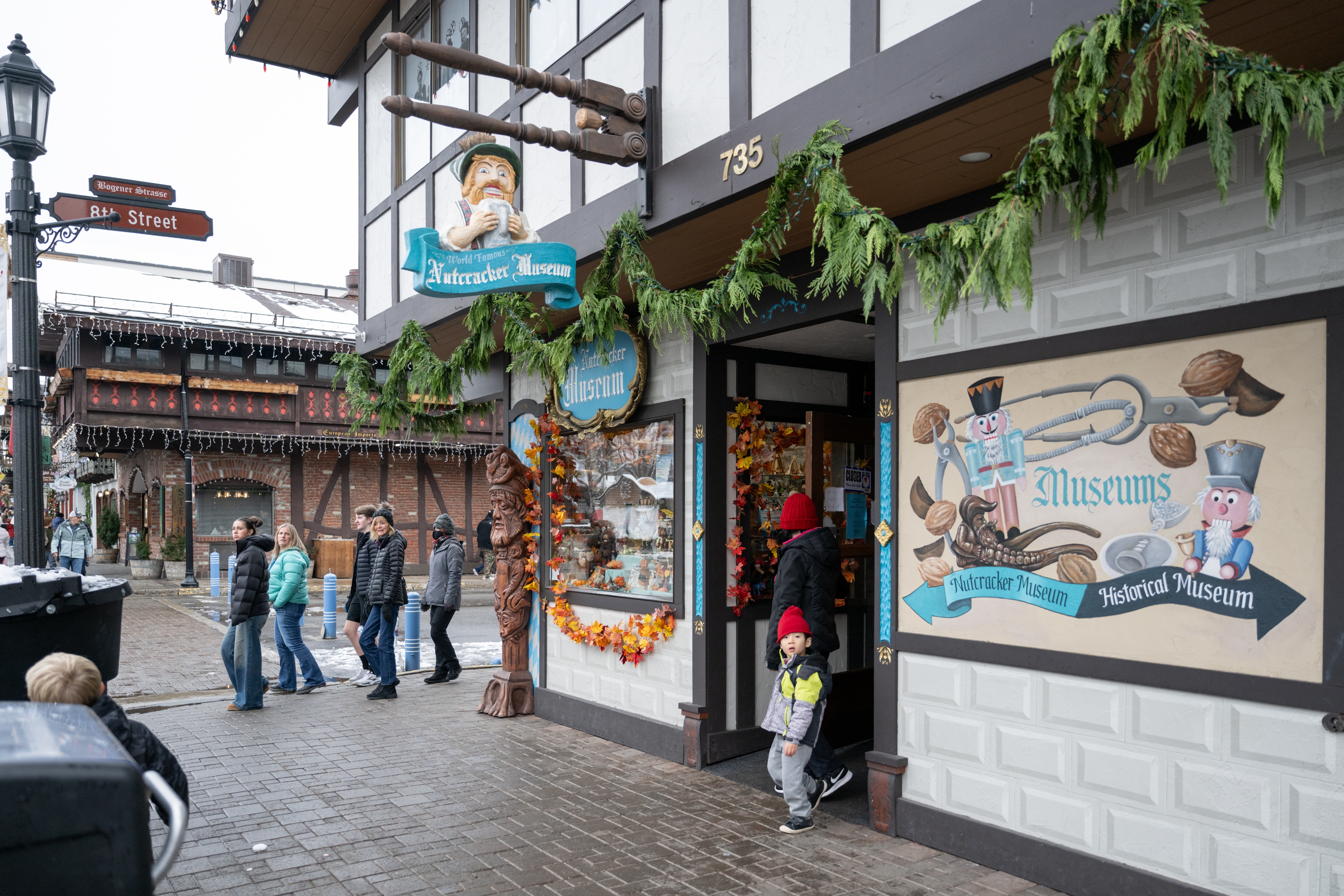 World Famous Nutcracker Museum Leavenworth Bavarian building