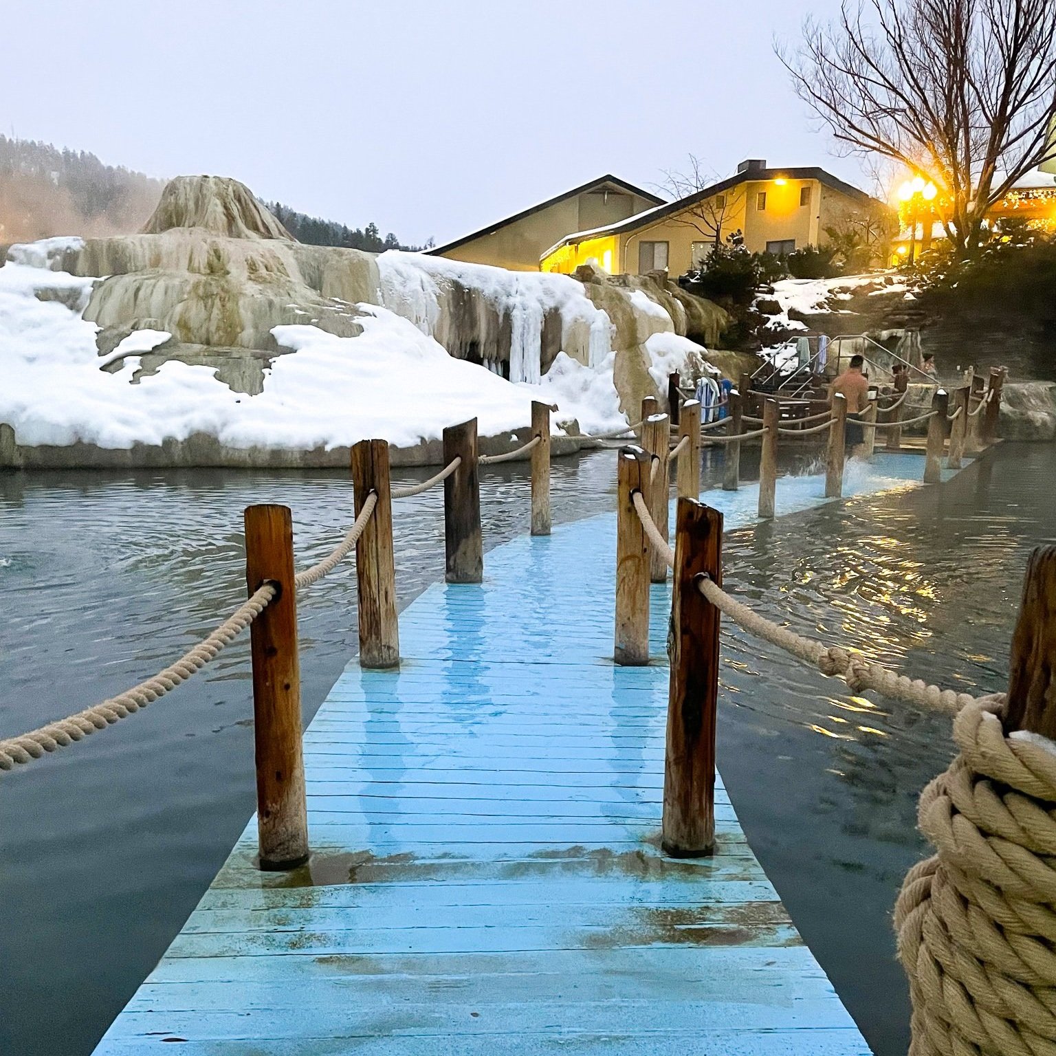 Pagosa Springs Colorado hot springs winter