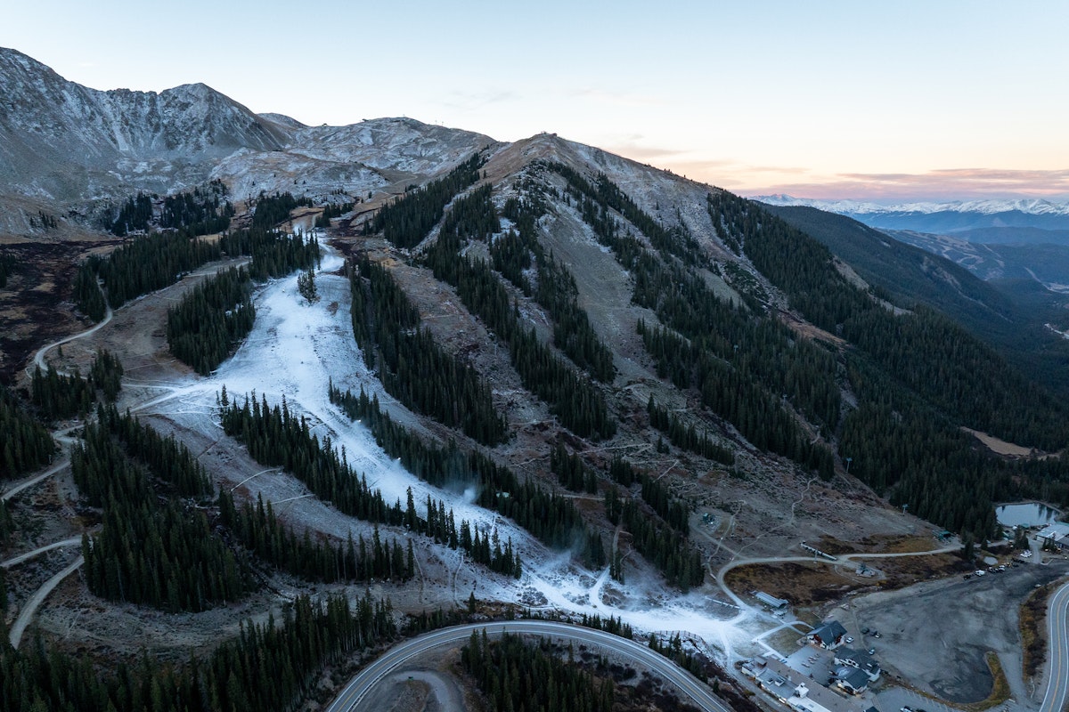 Colorado ski resort mountain winter