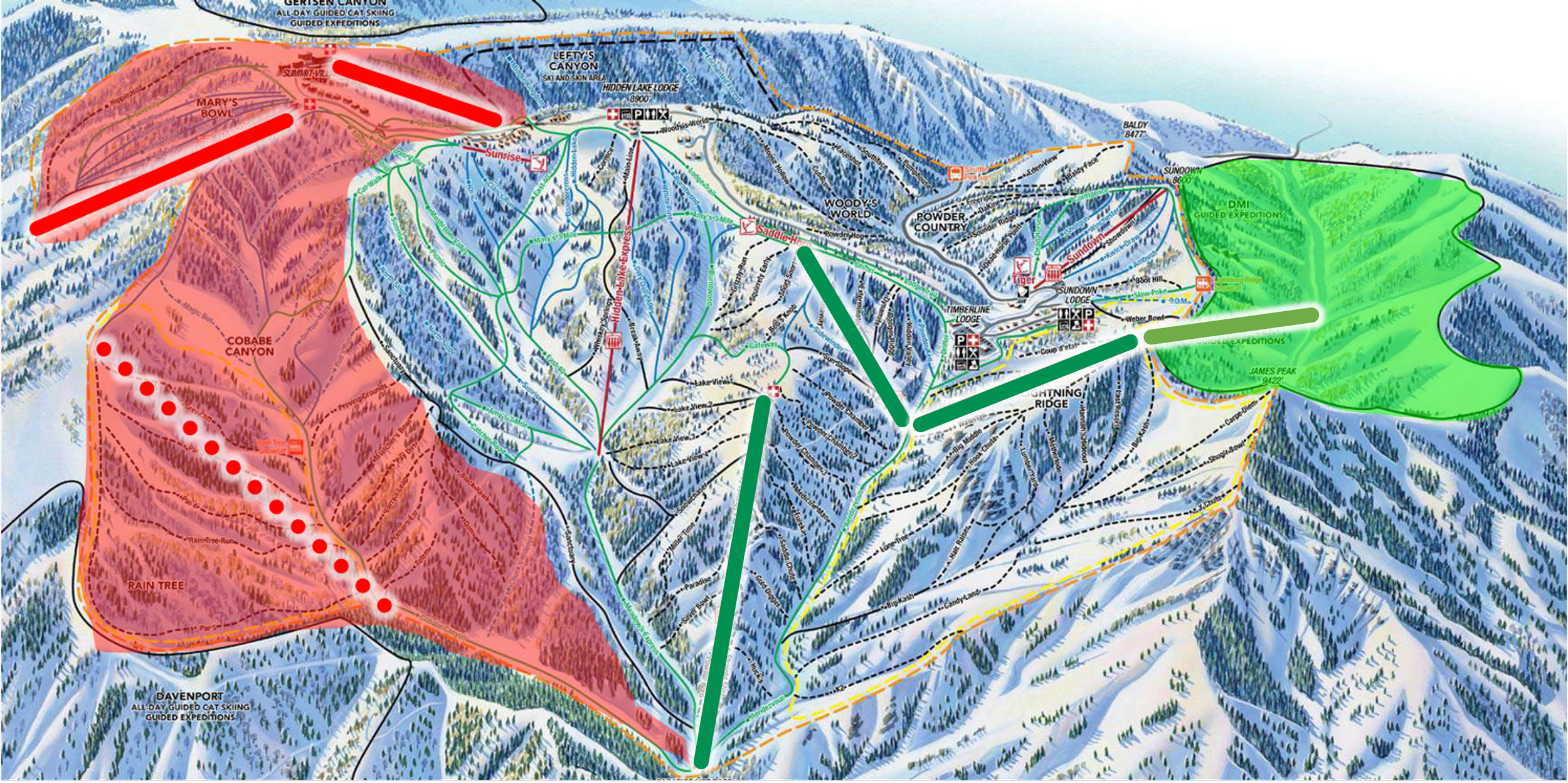 powder mountain utah uncrowded powder skiing