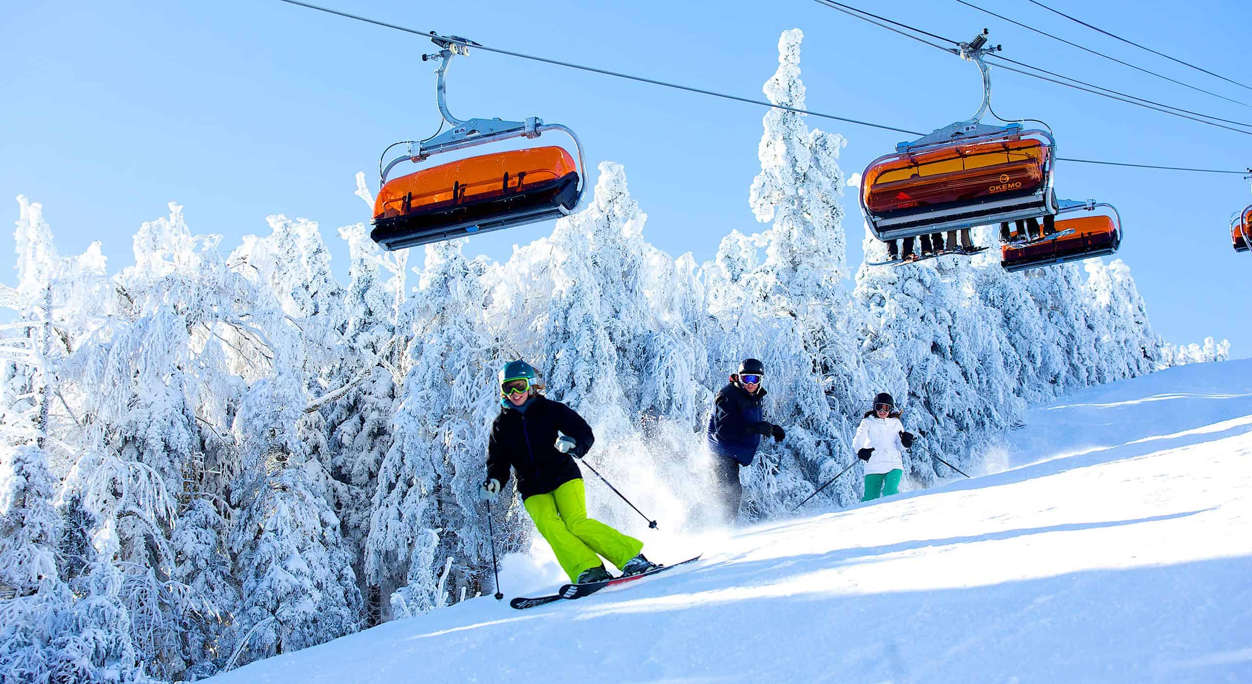 Okemo Mountain Resort family skiing Vermont
