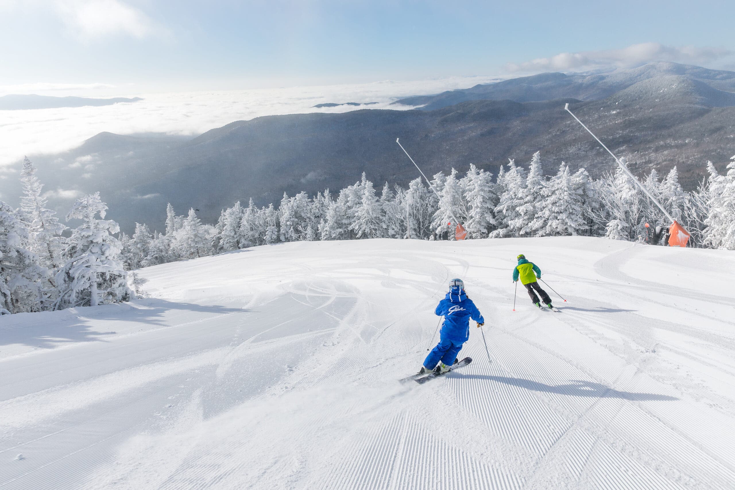 northeast ski mountain winter weekend