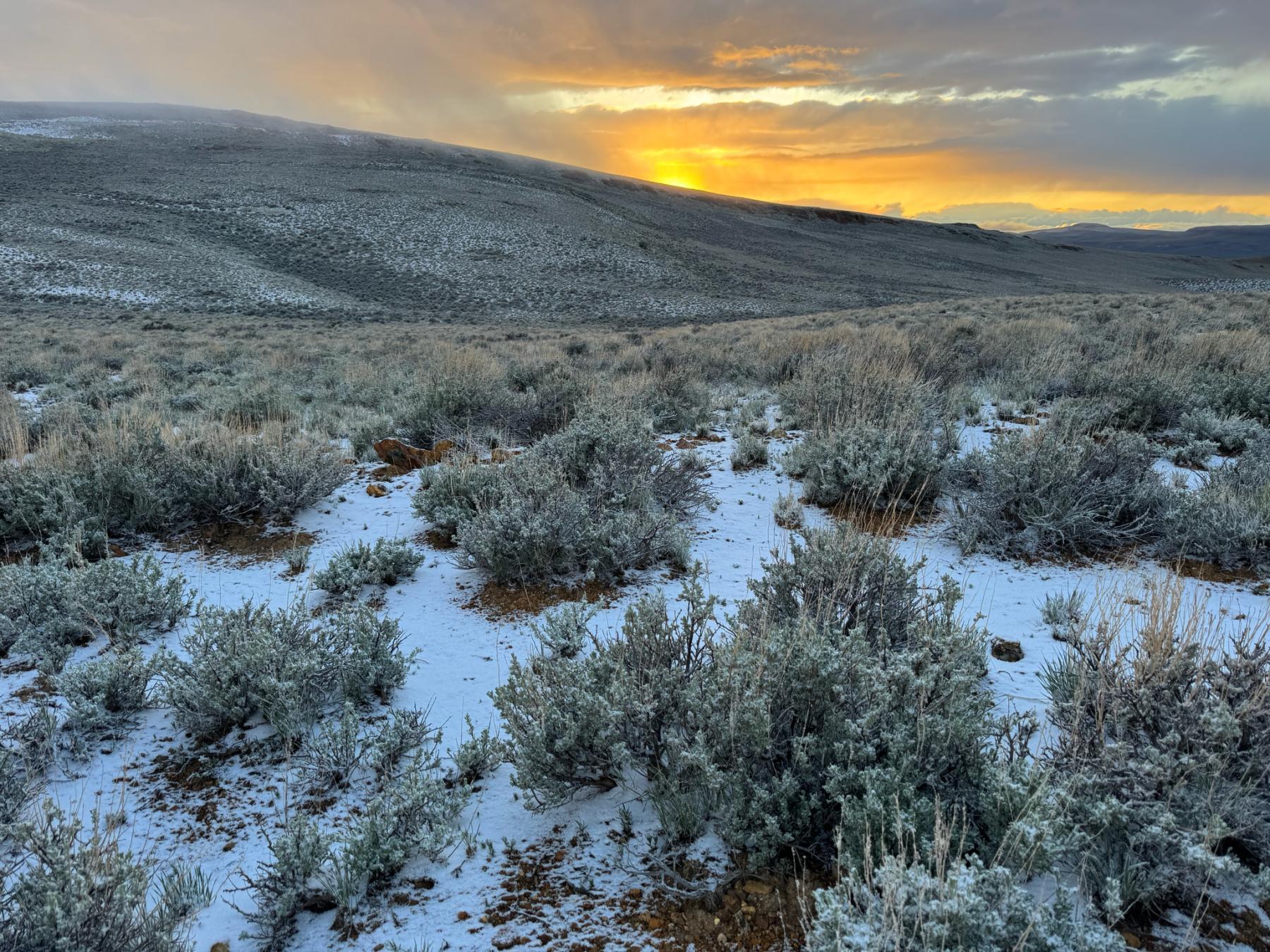 Ruby Valley Hot Springs Nevada sunset sage