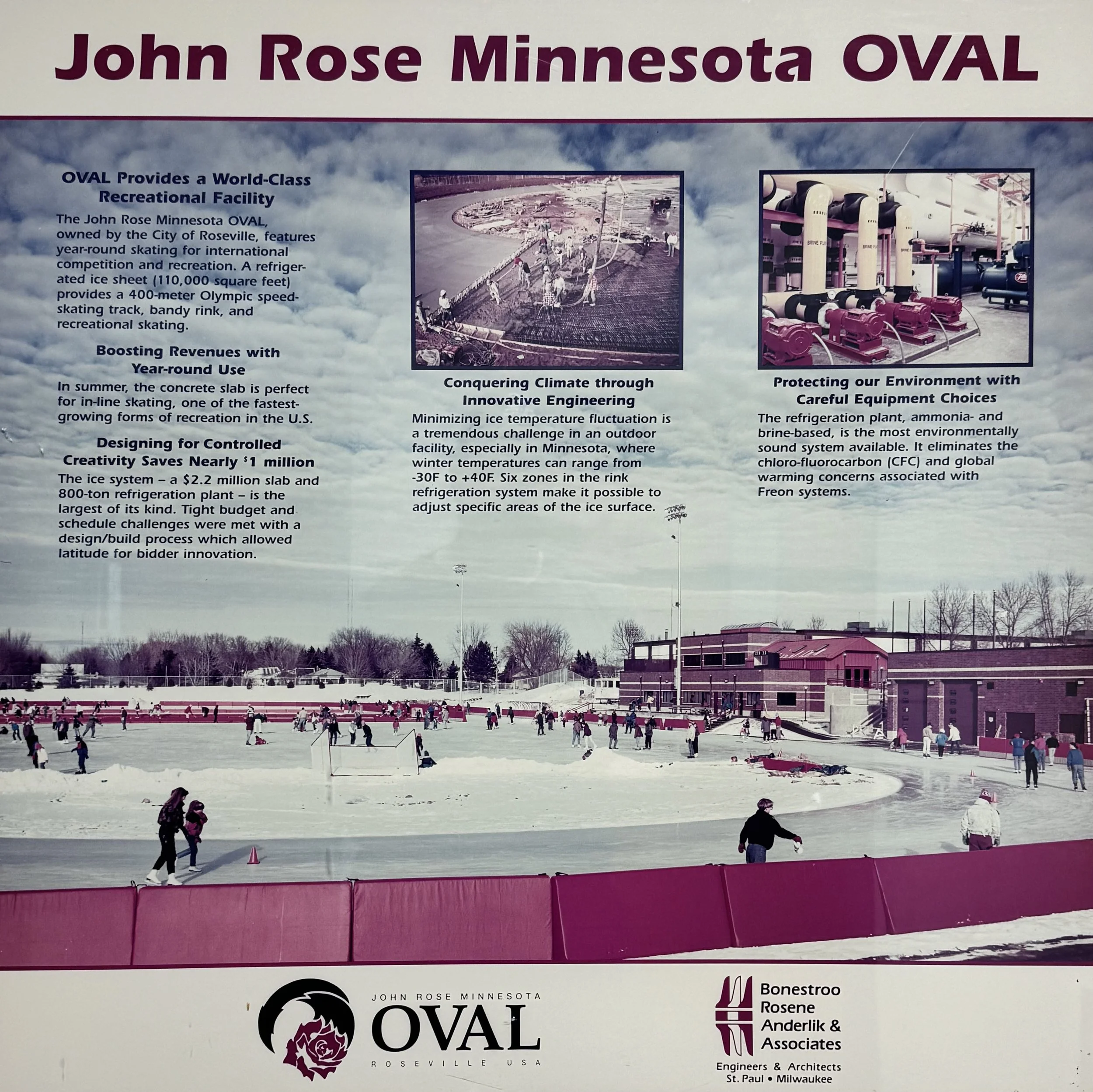 Guidant John Rose Minnesota Oval Roseville largest ice rink
