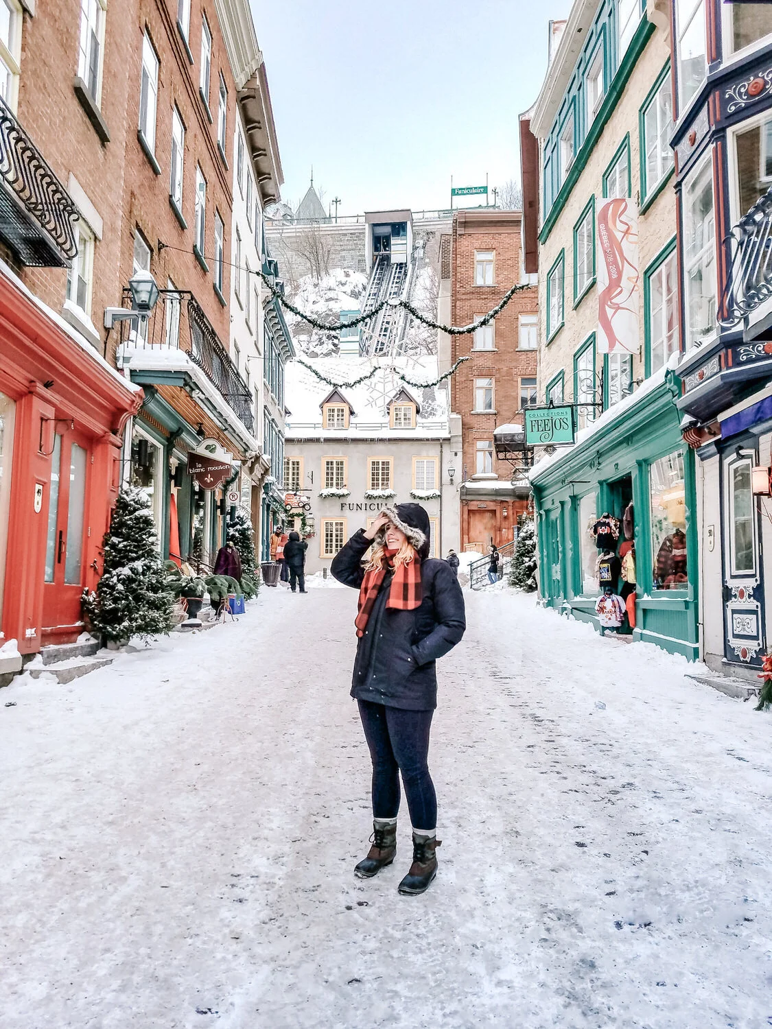 in quebec city in winter