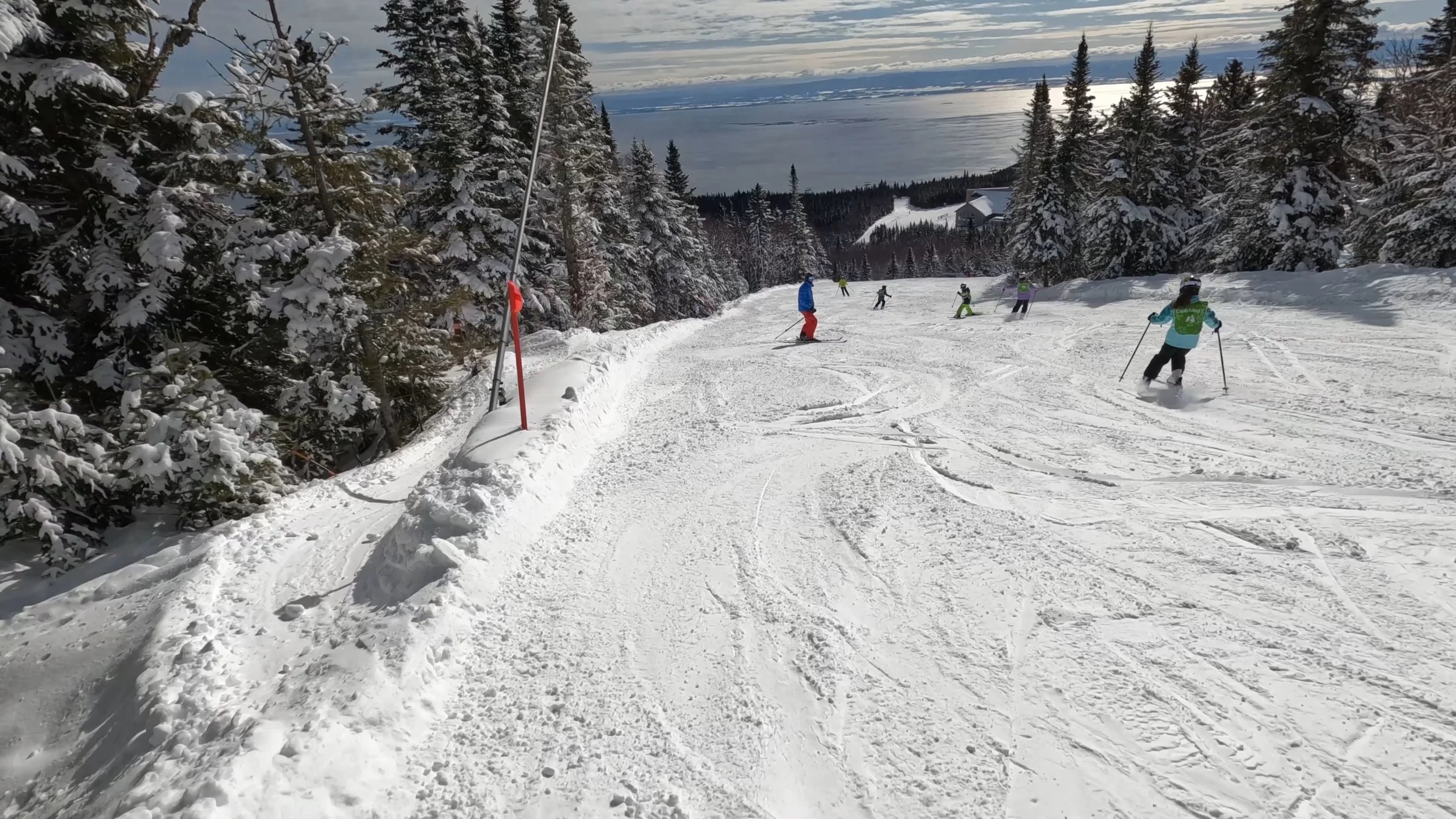Le Massif de Charlevoix skiing St Lawrence winter