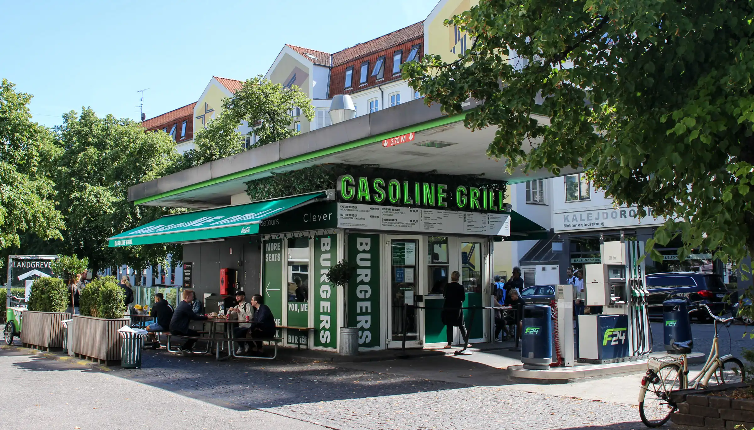 Gasoline Grill Copenhagen burger joint gas station