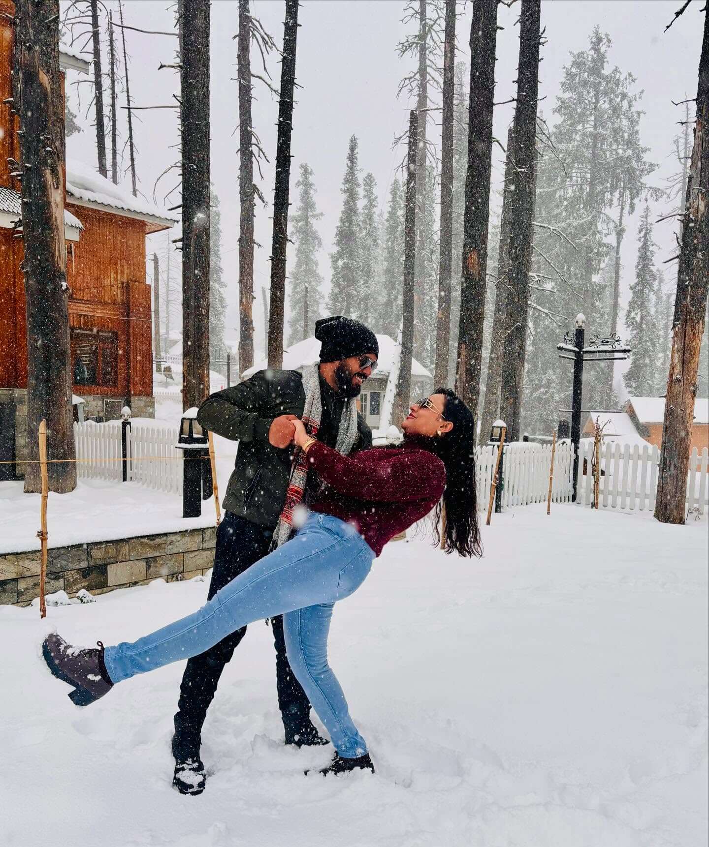 places to visit in december for snow