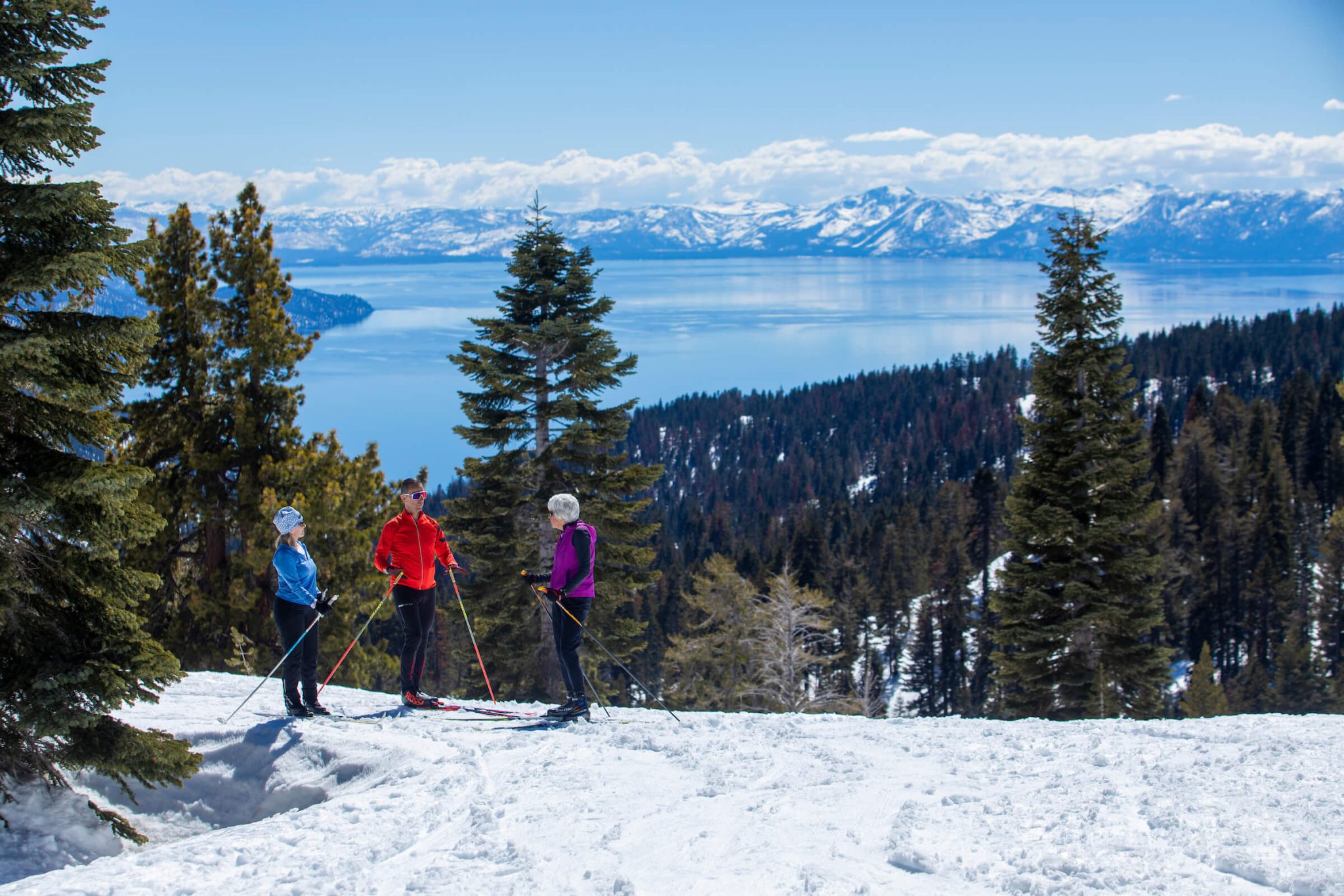 Lake Tahoe ski resort winter mountains