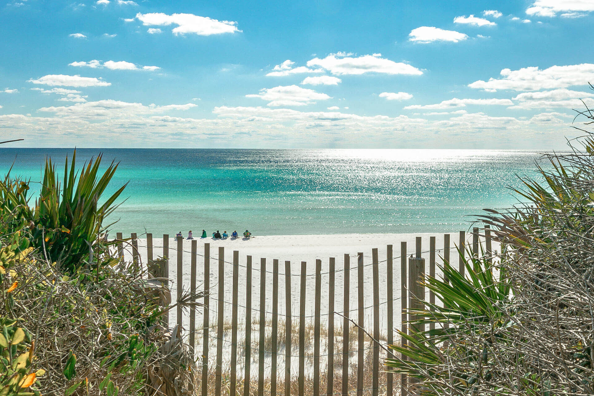 Destin Florida emerald coast white sand beach winter