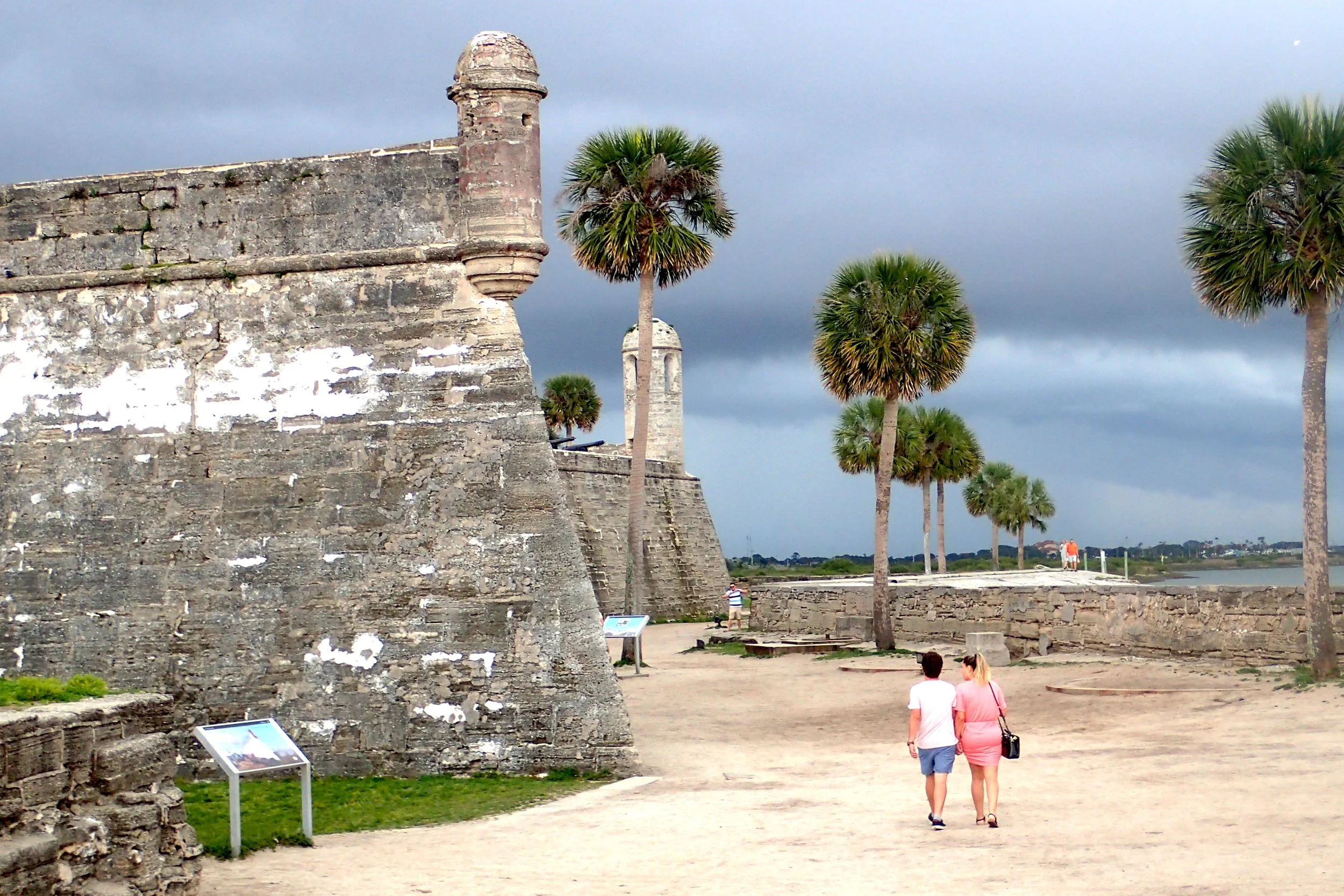 St Augustine historic district Castillo de San Marcos fort