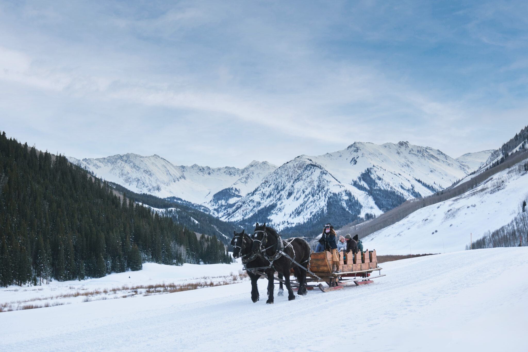 Pine Creek Cookhouse Ashcroft winter sleigh