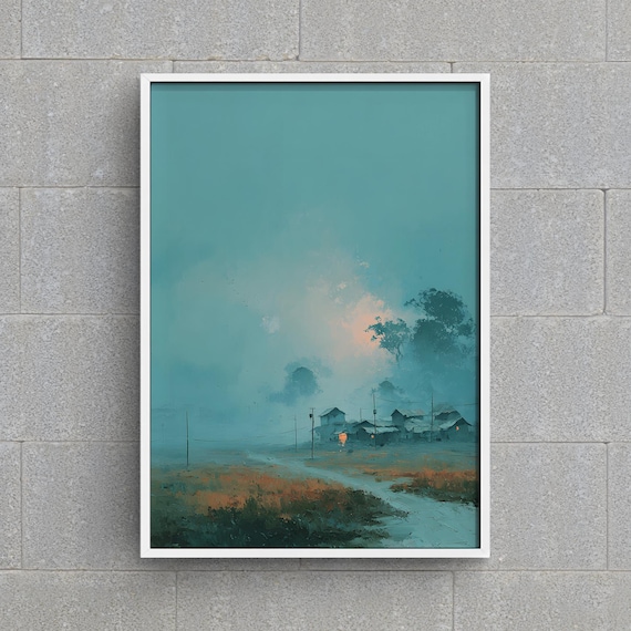 chiang mai misty morning rice fields