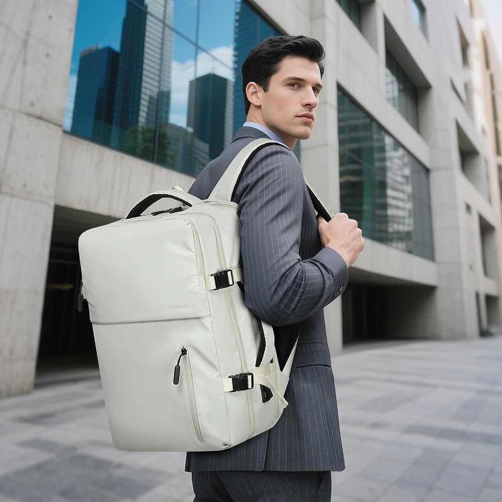 packing travel daypack flat lay